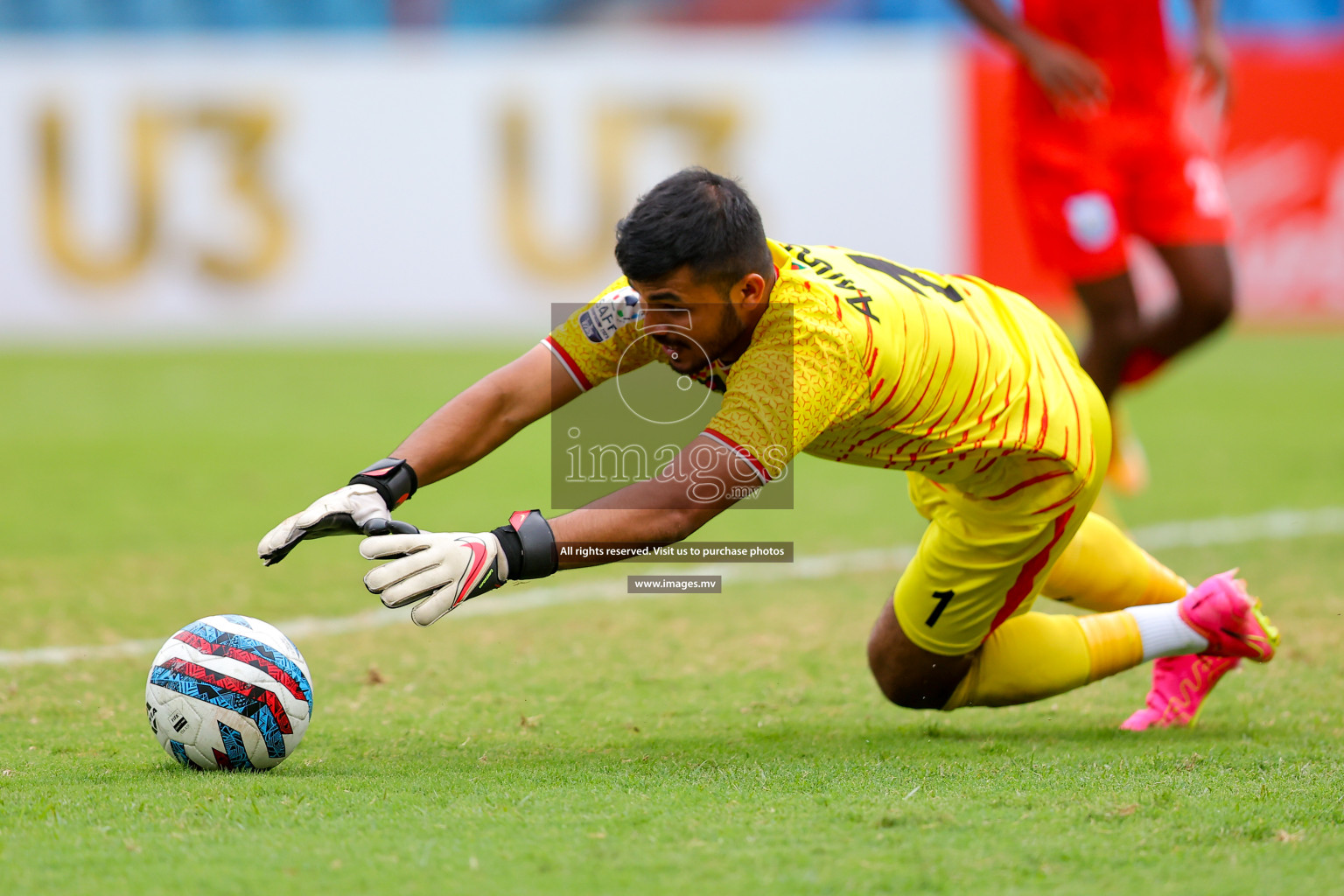 Kuwait vs Bangladesh in the Semi-final of SAFF Championship 2023 held in Sree Kanteerava Stadium, Bengaluru, India, on Saturday, 1st July 2023. Photos: Nausham Waheed, Hassan Simah / images.mv