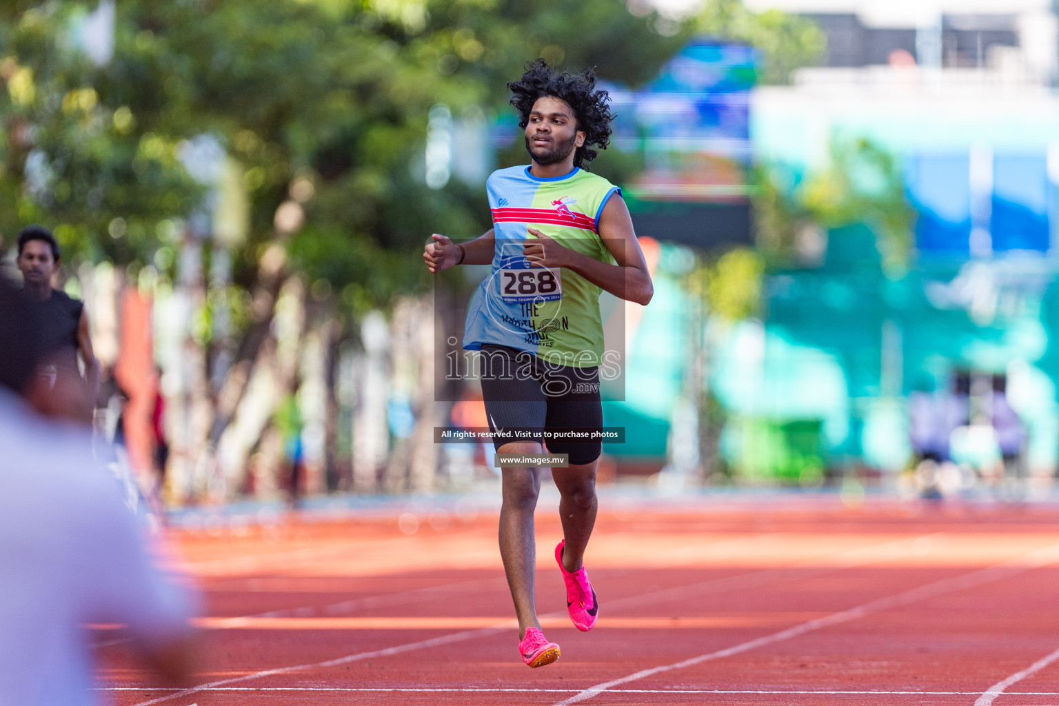 Day 3 of National Athletics Championship 2023 was held in Ekuveni Track at Male', Maldives on Saturday, 25th November 2023. Photos: Nausham Waheed / images.mv