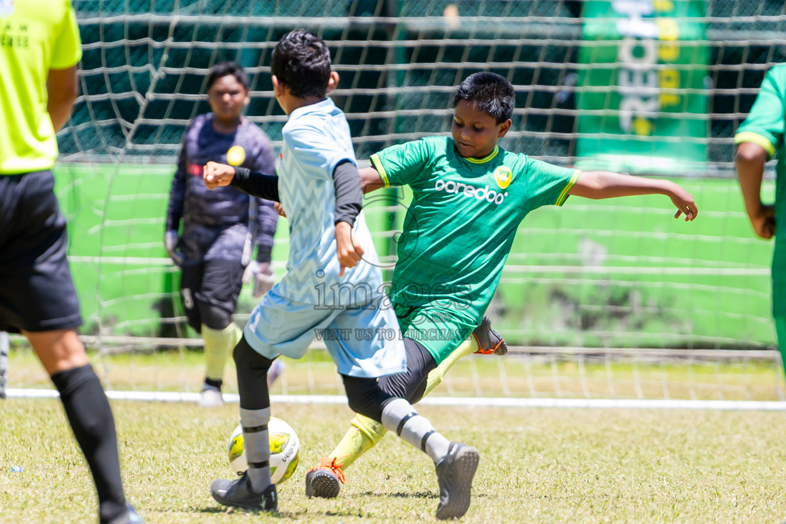 Day 3 of MILO Academy Championship 2025 (U-12) was held at Henveiru Stadium in Male', Maldives on Saturday, 3rd May 2025. Photos: Nausham Waheed / images.mv