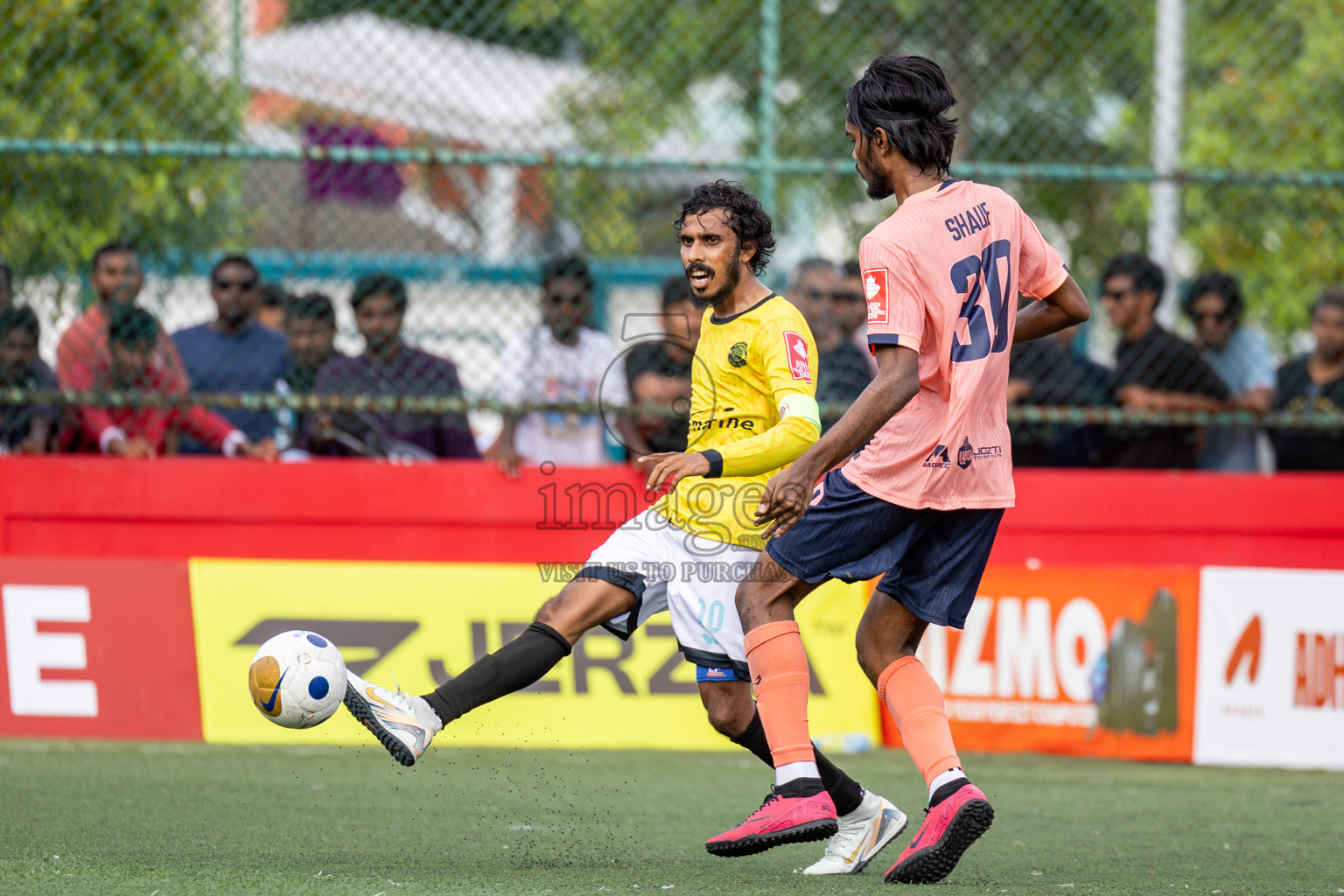 GDh Vaadhoo vs GDh Gadhdhoo in Day 12 of Golden Futsal Challenge 2025 was held on Thursday, 16th January 2025, in Hulhumale', Maldives Photos: Ismail Thoriq / images.mv