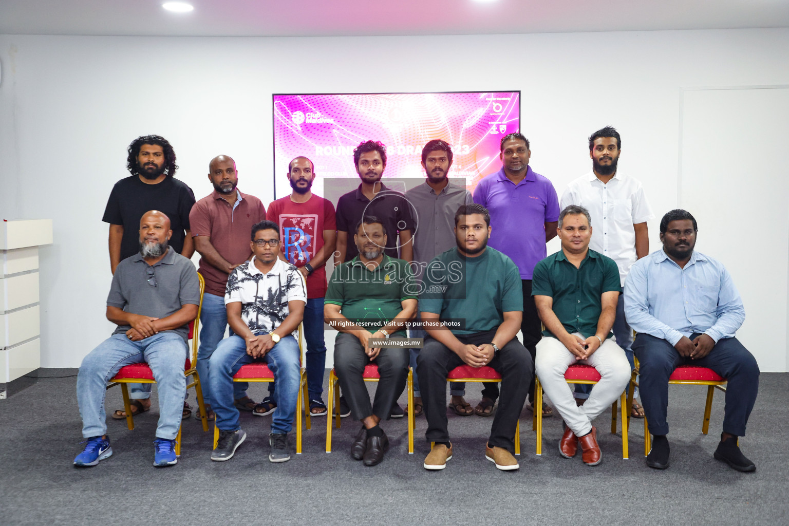 Round of 16 Draw of Club Maldives 2023 held in Boalhage Male, Maldives, on Monday, 31st July 2023 Photos: Nausham Waheed / images.mv