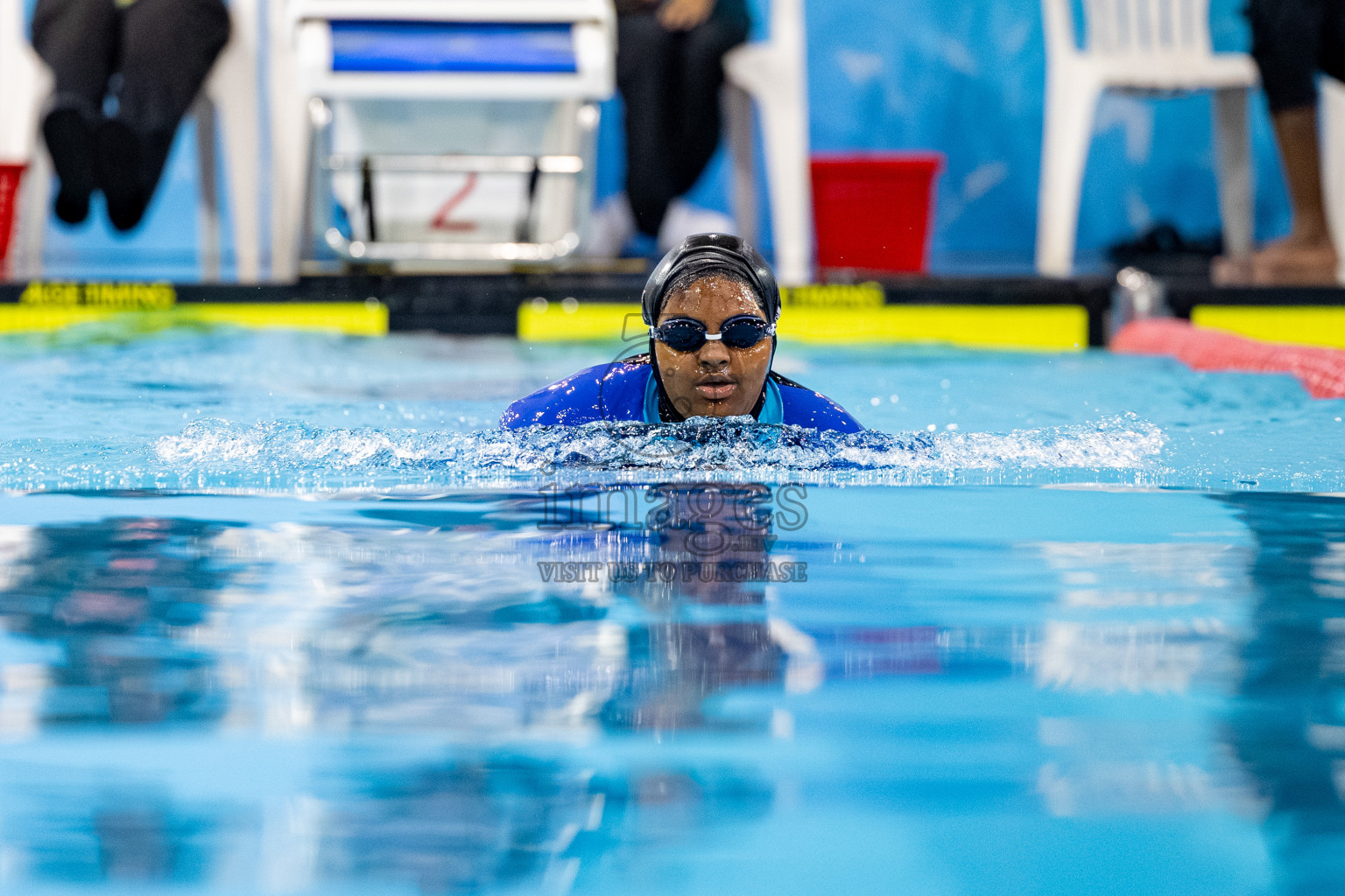 Day 5 of BML 21st Interschool Swimming Competition 2025 was held in Hulhumale' Swimming Pool, Hulhumale', Maldives on Wednesday, 15th October 2025. 
Photos: Hassan Simah / images.mv