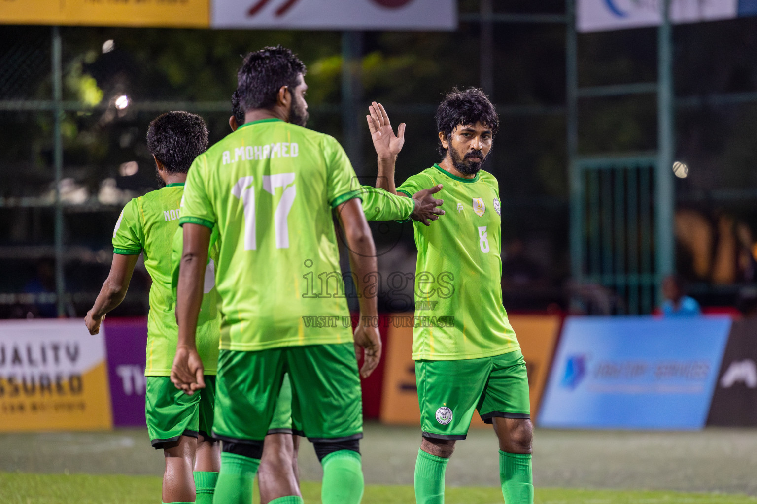 Team DJA VS Trade Club in Club Maldives Classic 2024 held in Rehendi Futsal Ground, Hulhumale', Maldives on Saturday, 14th September 2024. 
Photos: Hassan Simah / images.mv