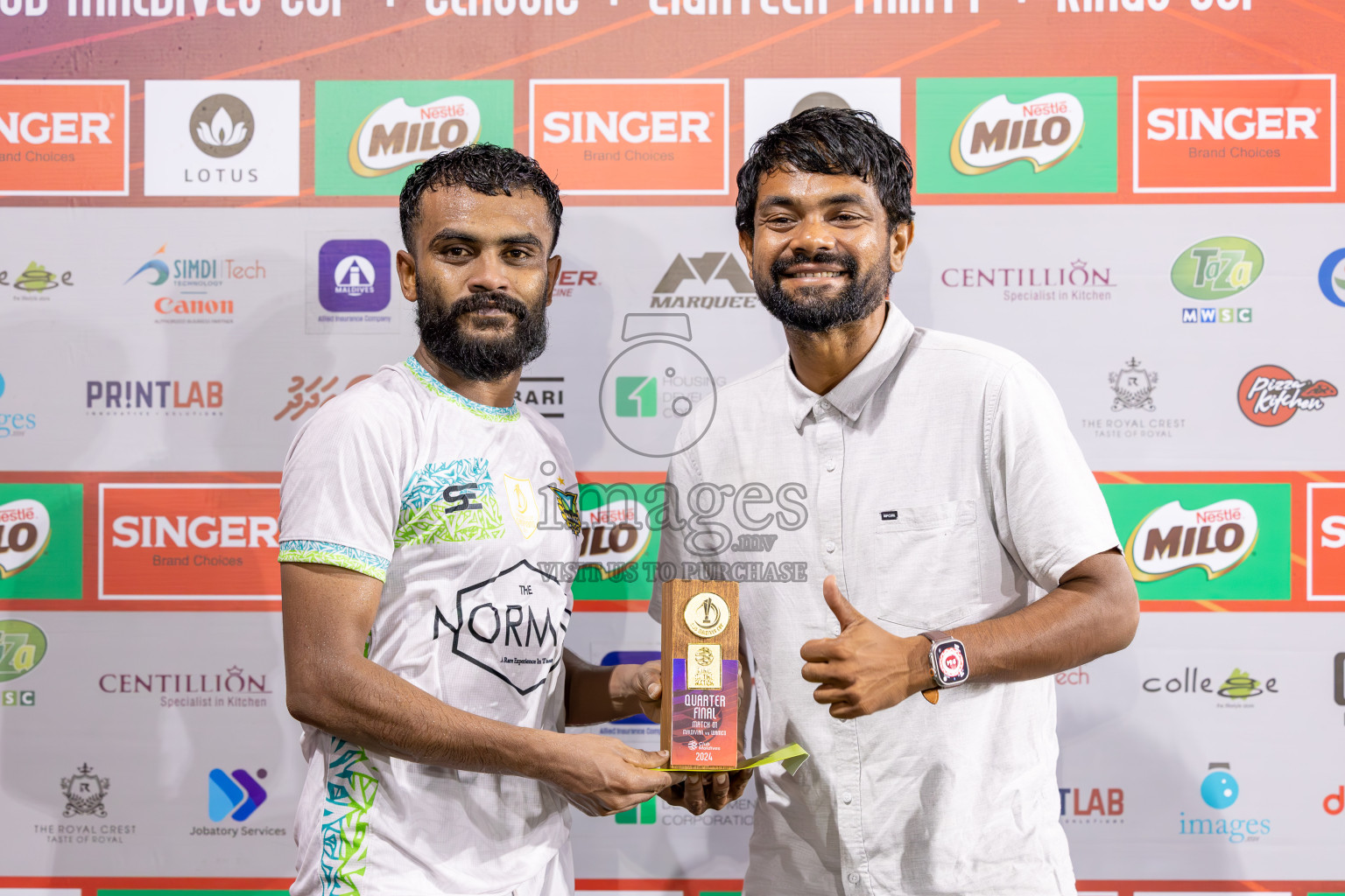 Maldivian vs Club WAMCO in Quarter Finals of Club Maldives Cup 2024 held in Rehendi Futsal Ground, Hulhumale', Maldives on Wednesday, 9th October 2024. Photos: Ismail Thoriq / images.mv