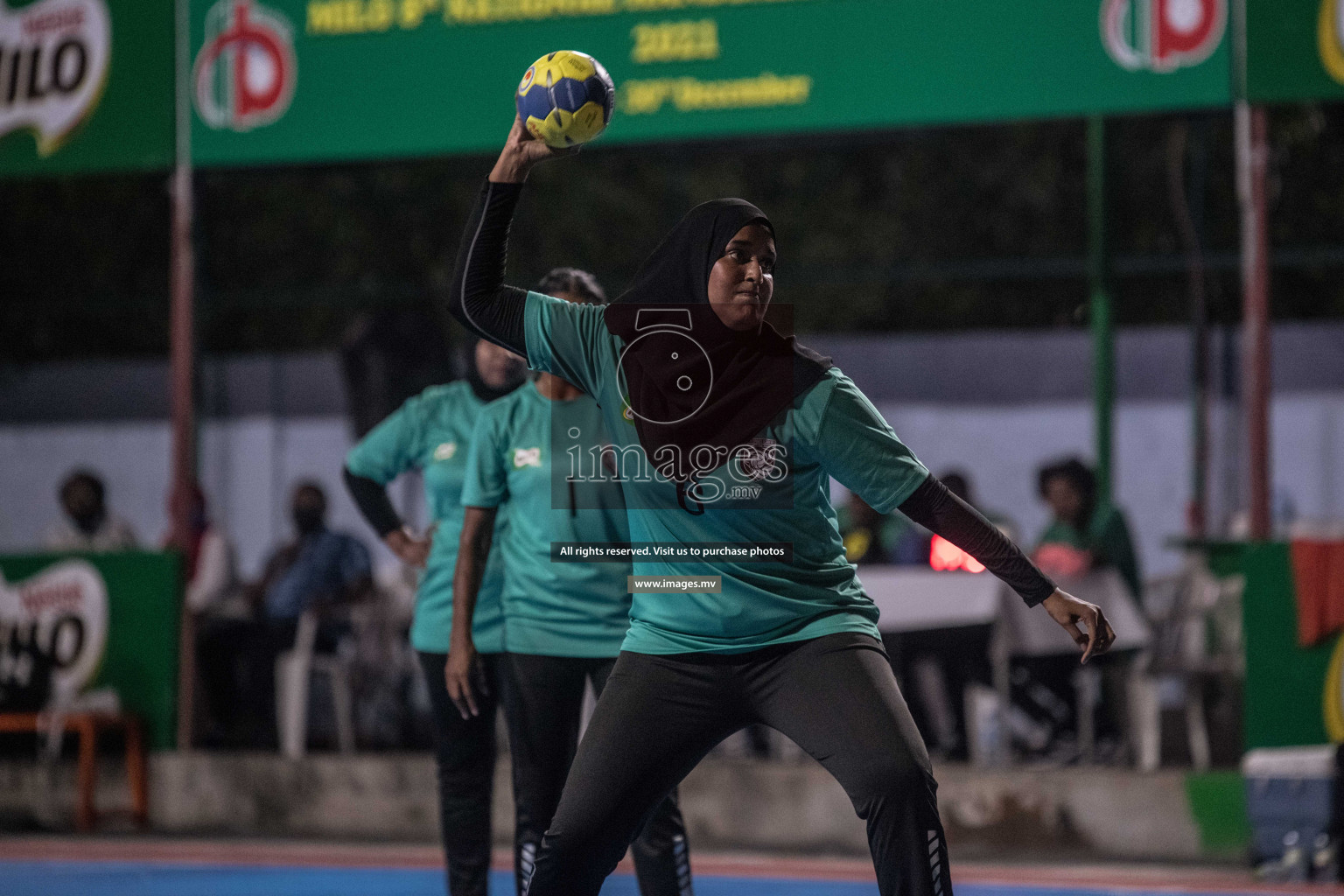 Milo 8th National Handball Tournament Day3, 17th December 2021, at Handball Ground, Male', Maldives. Photos by Nausham Waheed