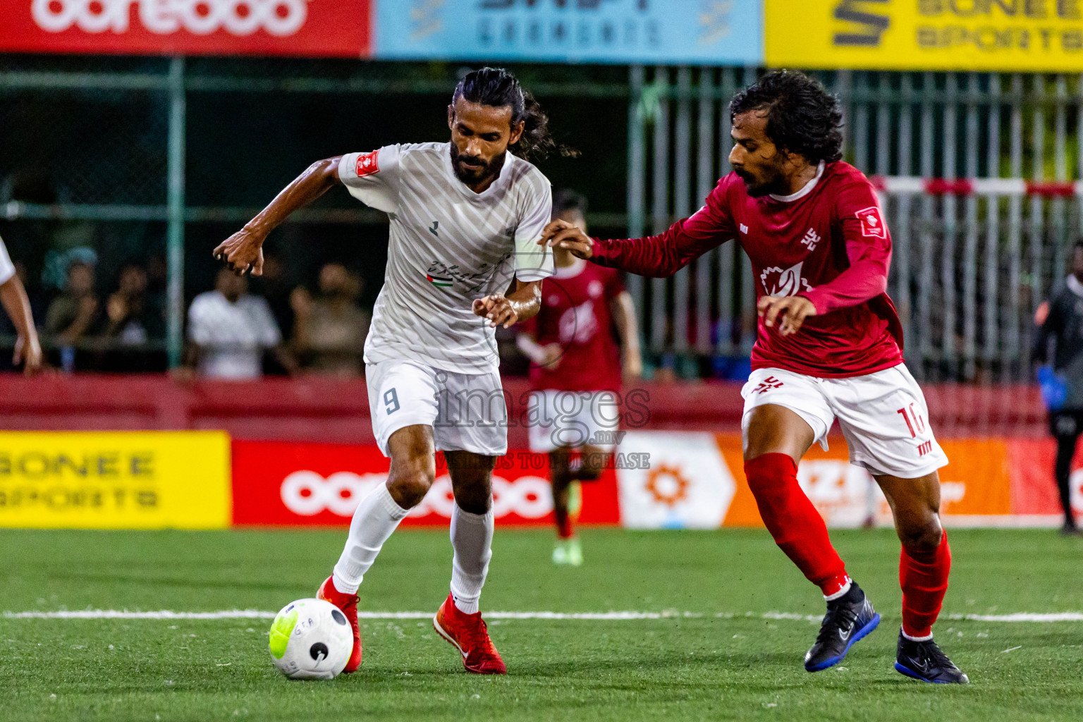 K Kaashidhoo VS K Himmafushi in Day 25 of Golden Futsal Challenge 2024 was held on Thursday , 8th February 2024 in Hulhumale', Maldives Photos: Nausham Waheed / images.mv