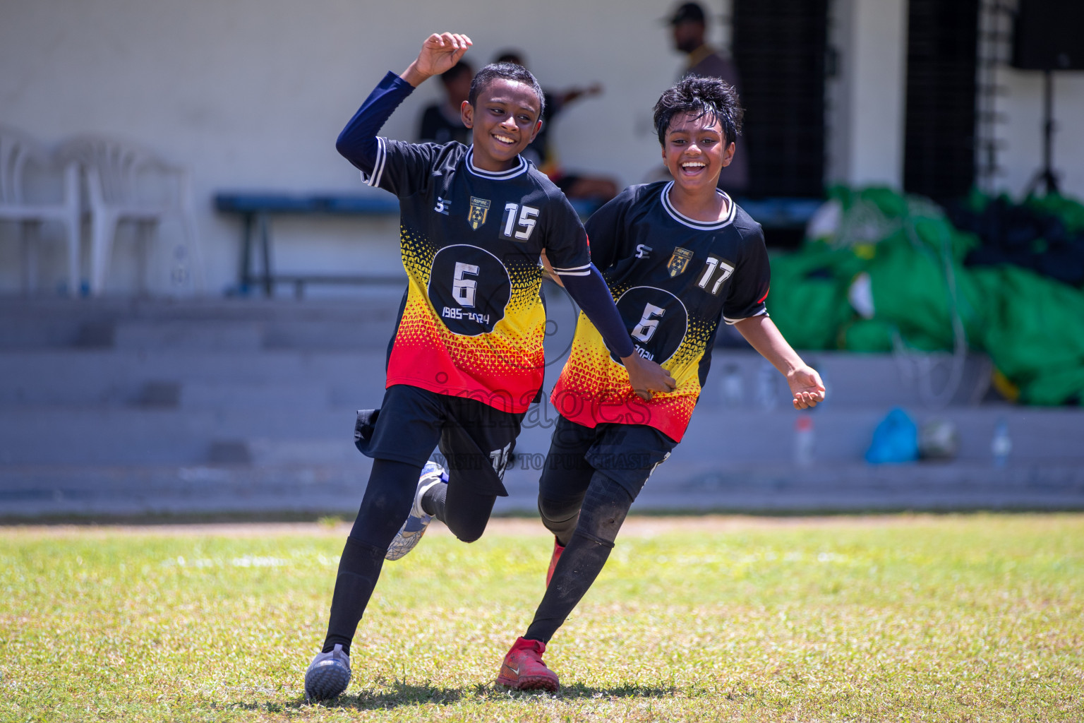 Day 3 of MILO Academy Championship 2024 - U12 was held at Henveiru Grounds in Male', Maldives on Saturday, 6th July 2024. Photos: Mohamed Mahfooz Moosa / images.mv