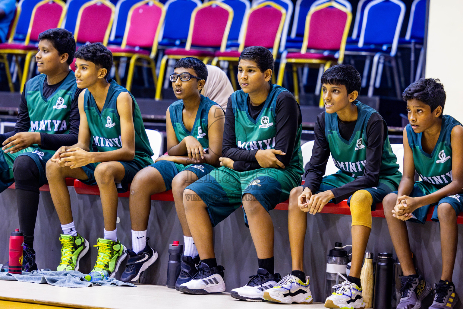 Aminiyya School vs Iskandhar School in day 26 of Junior Basketball Championship 2024 was held in Social Center, Male', Maldives on Tuesday, 10th December 2024. Photos: Nausham Waheed / images.mv