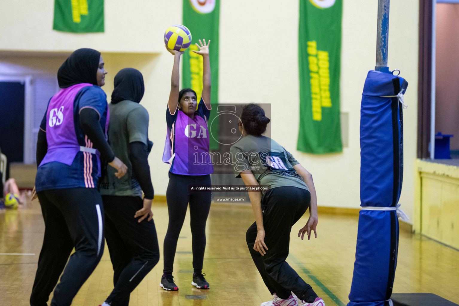 Milo National Netball Tournament 29th November 2021 at Social Center Indoor Court, Male, Maldives. Photos: Maanish/ Images Mv