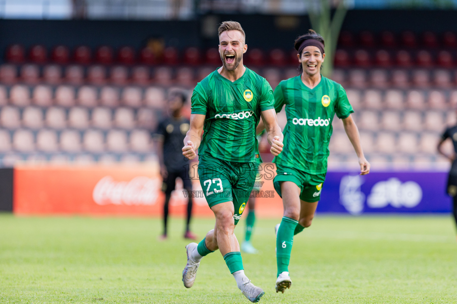 Maziya Sports & Recreation vs Club Eagles in the final of Dhivehi Premier League 2023 , held in National Football Stadium, Male', Maldives Photos: Nausham Waheed/ Images.mv