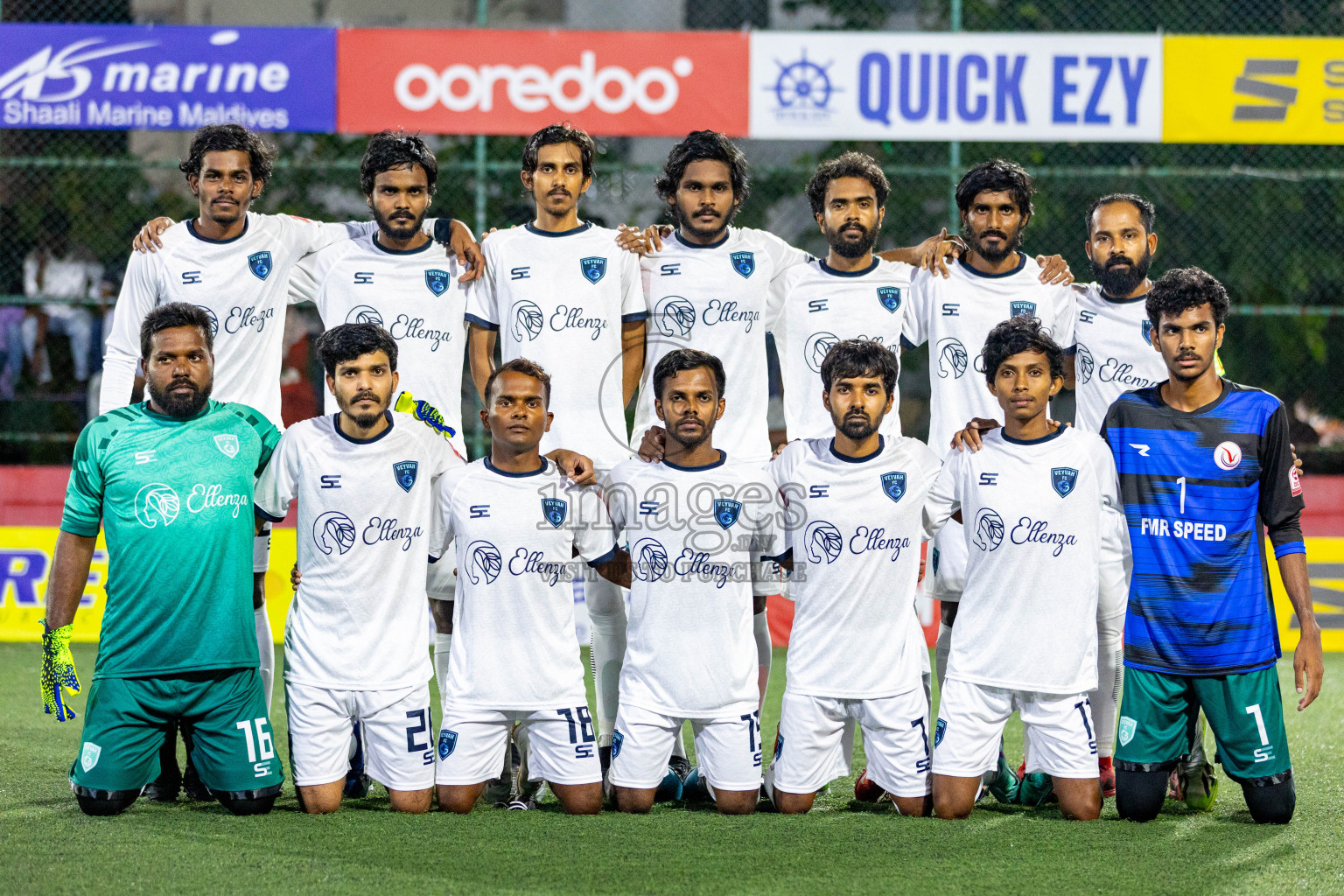 M. Raiymandhoo vs M. Veyvah in Day 19 of Golden Futsal Challenge 2024 was held on Friday, 2nd February 2024 in Hulhumale', Maldives Photos: Hassan Simah / images.mv