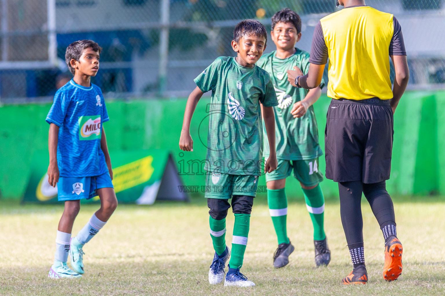 Day 2  of MILO Academy Championship 2024 - U12 was held at Henveiru Grounds in Male', Maldives on Thursday, 5th July 2024. Photos: Shuu Abdul Sattar / images.mv