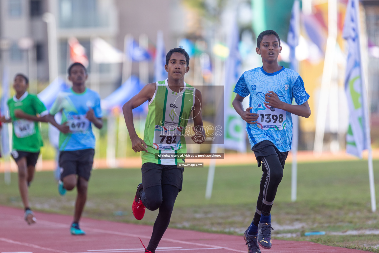 Day two of Inter School Athletics Championship 2023 was held at Hulhumale' Running Track at Hulhumale', Maldives on Sunday, 15th May 2023. Photos: Shuu/ Images.mv