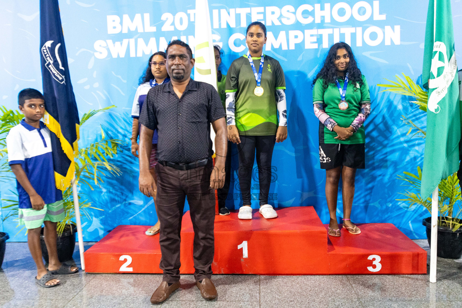 Day 4 of 20th Inter-school Swimming Competition 2024 held in Hulhumale', Maldives on Tuesday, 15th October 2024. Photos: Ismail Thoriq / images.mv