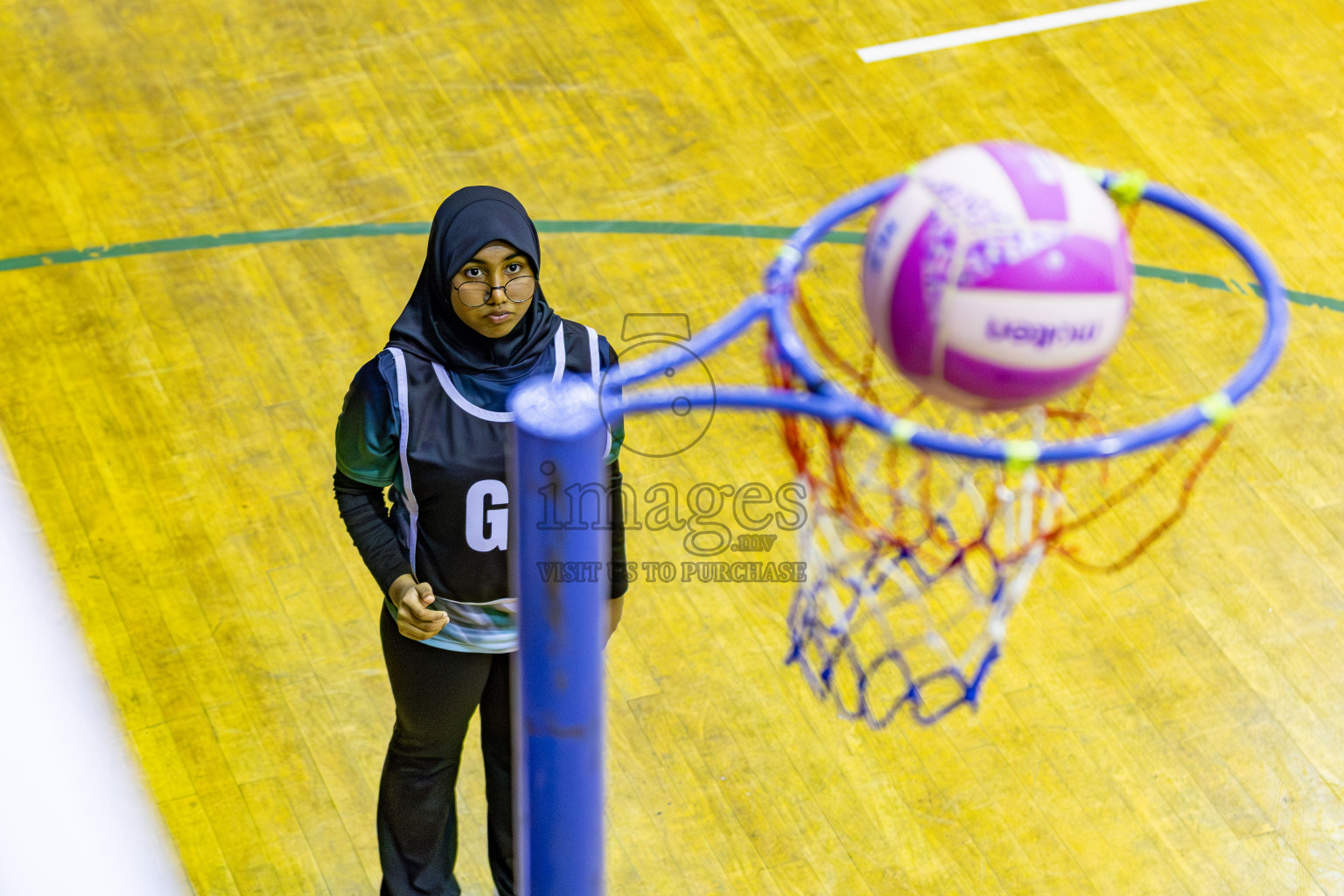 Day 3 of Inter-School Netball Tournament 2025 was held in Social Center Indoor Hall on Monday, 20th October 2025. Photos: Areef Adam / images.mv
