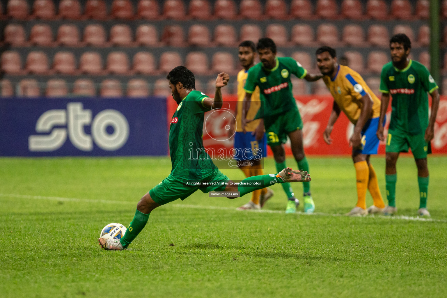 Maziya SRC vs Club Valencia in the Community Shield Match 2021/2022 on 15 December 2021 held in Male', Maldives. Photos: Hassan Simah / images.mv