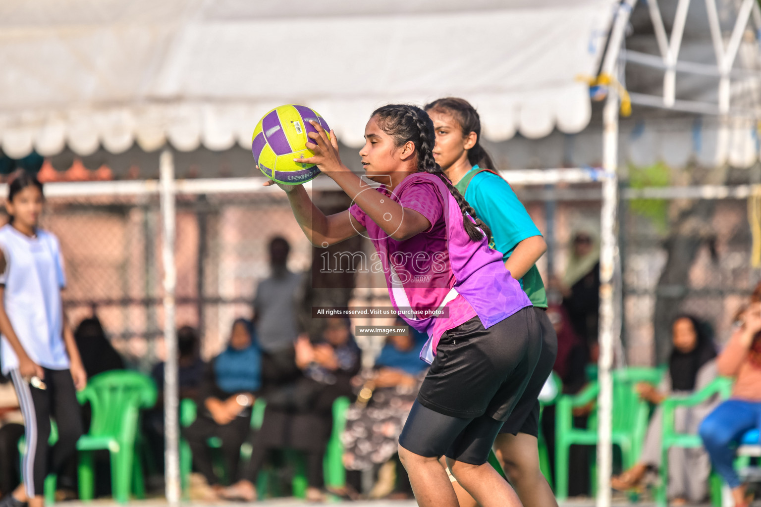 Day 11 of Junior Netball Championship 2022 held in Male', Maldives. Photos by Nausham Waheed