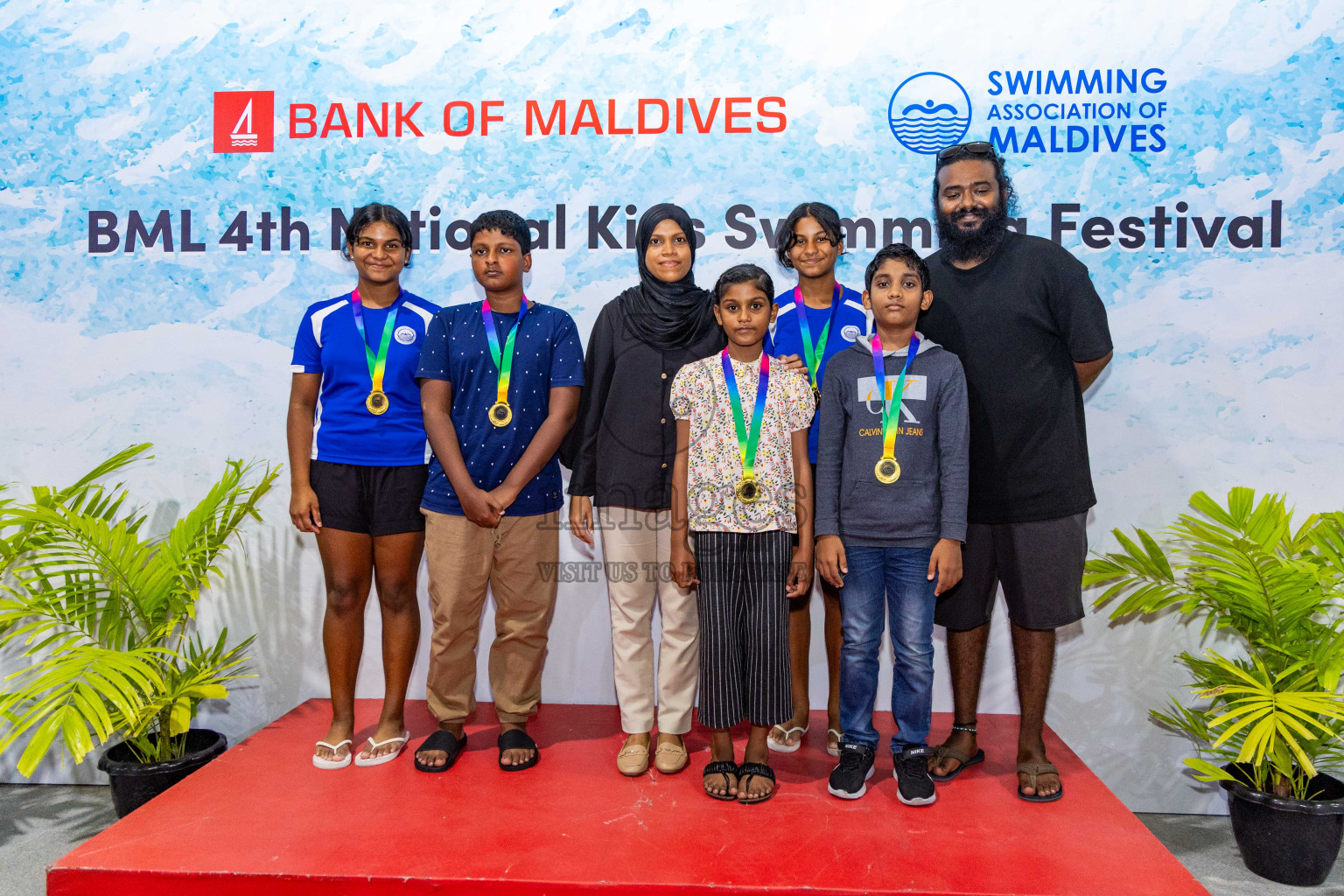 Closing Ceremony of 4th National Kids Swimming Festival 2023 on 9th December 2023, held in Hulhumale', Maldives Photos: Nausham Waheed / Images.mv