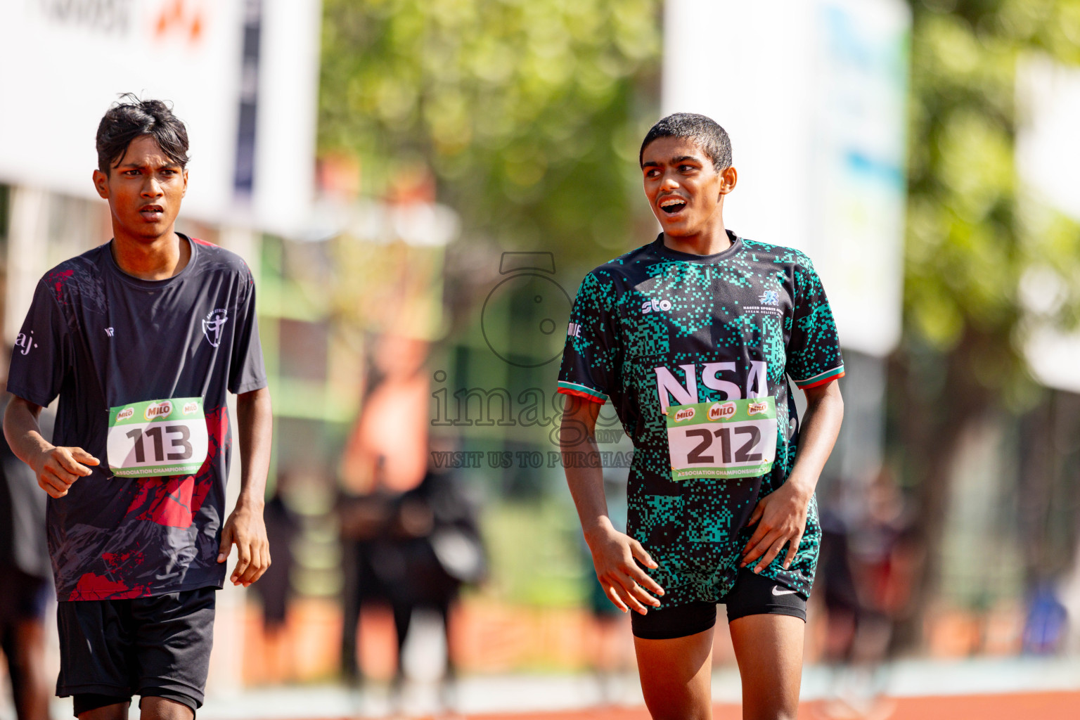Day 2 of 12th Milo Association Championships was held in Ekuveni Track at Male', Maldives on Friday, 25th April 2025. 
Photos: Hassan Simah / images.mv
