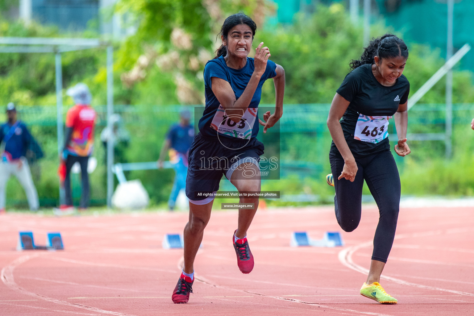 Day three of Inter School Athletics Championship 2023 was held at Hulhumale' Running Track at Hulhumale', Maldives on Tuesday, 16th May 2023. Photos: Nausham Waheed / images.mv