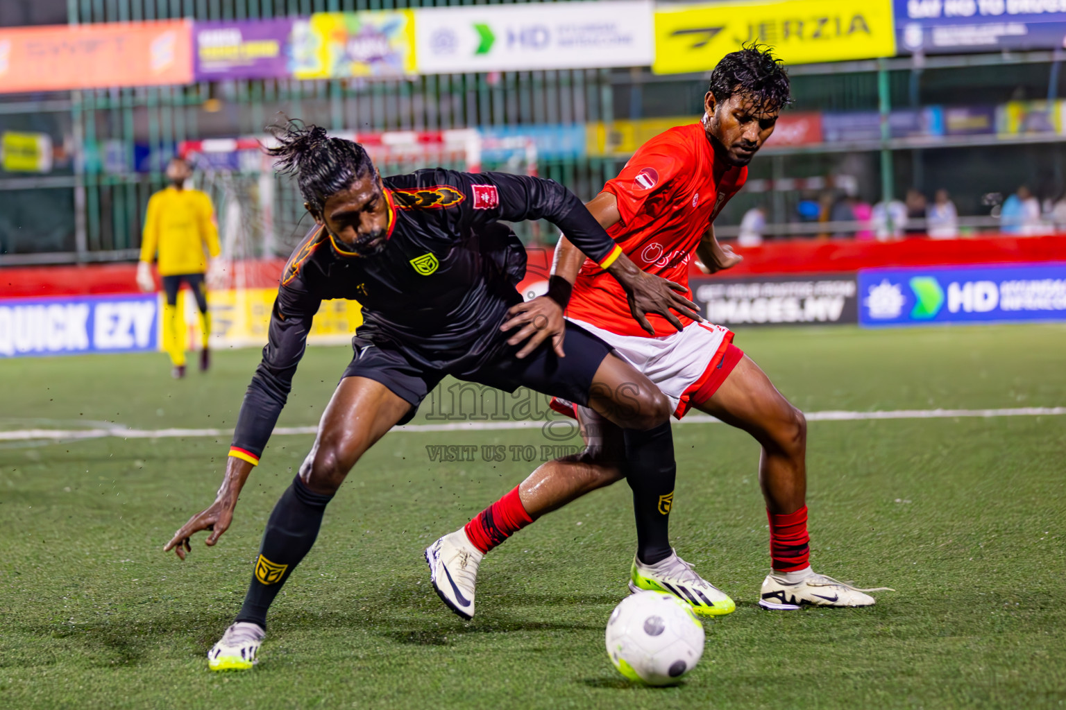 B Thulhaadhoo vs B Eydhafushi in Day 26 of Golden Futsal Challenge 2024 was held on Friday , 9th February 2024 in Hulhumale', Maldives
Photos: Hassan Simah / images.mv