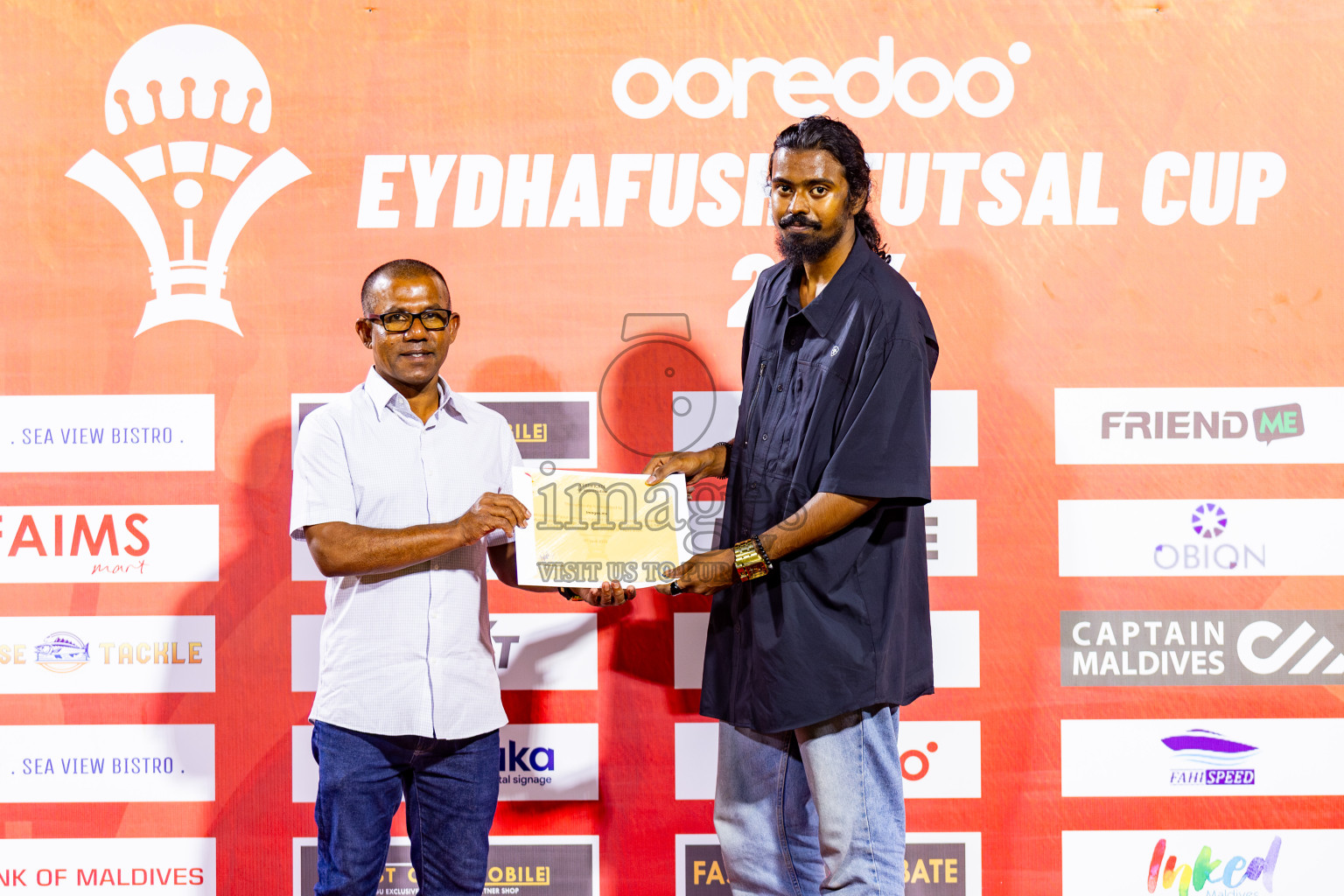 CC Sports Club vs Afro SC in the final of Eydhafushi Futsal Cup 2024 was held on Wednesday , 17th April 2024, in B Eydhafushi, Maldives Photos: Nausham Waheed / images.mv