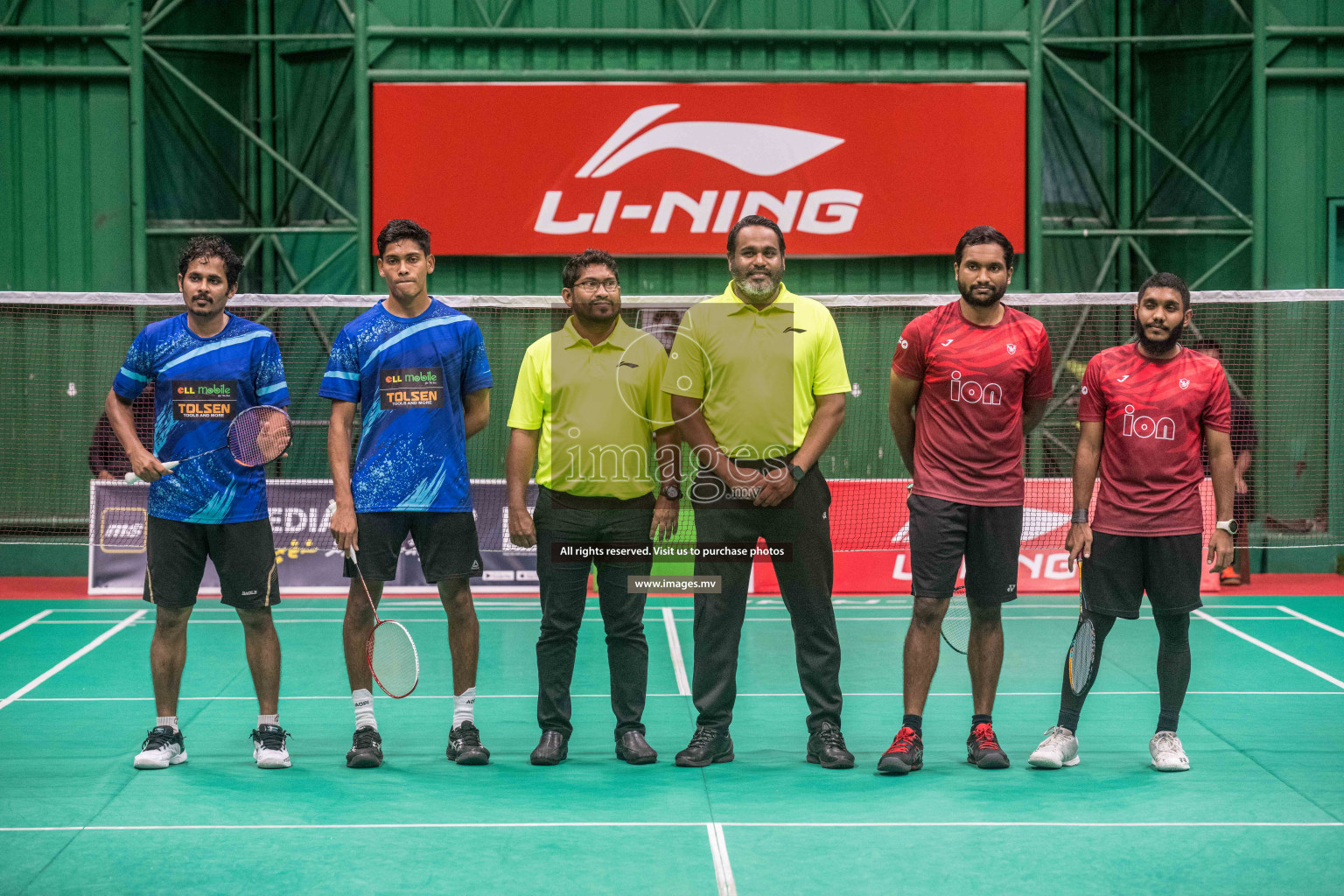 Final of Badminton association mixed group championship 2021 held in Male', Maldives Photos by Nausham Waheed