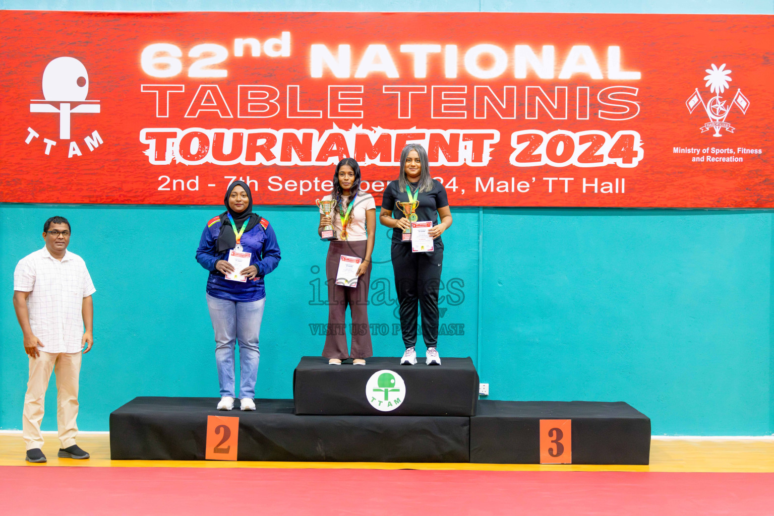 Finals of National Table Tennis Tournament 2024 was held at Male' TT Hall on Friday, 6th September 2024. 
Photos: Abdulla Abeed / images.mv