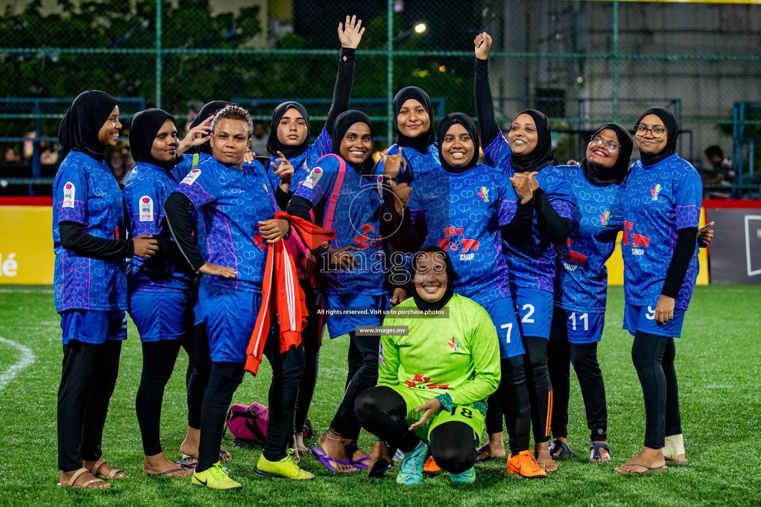 MPL vs Club MYS in Eighteen Thirty Women's Futsal Fiesta 2022 was held in Hulhumale', Maldives on Monday, 21st October 2022. Photos: Hassan Simah / images.mv