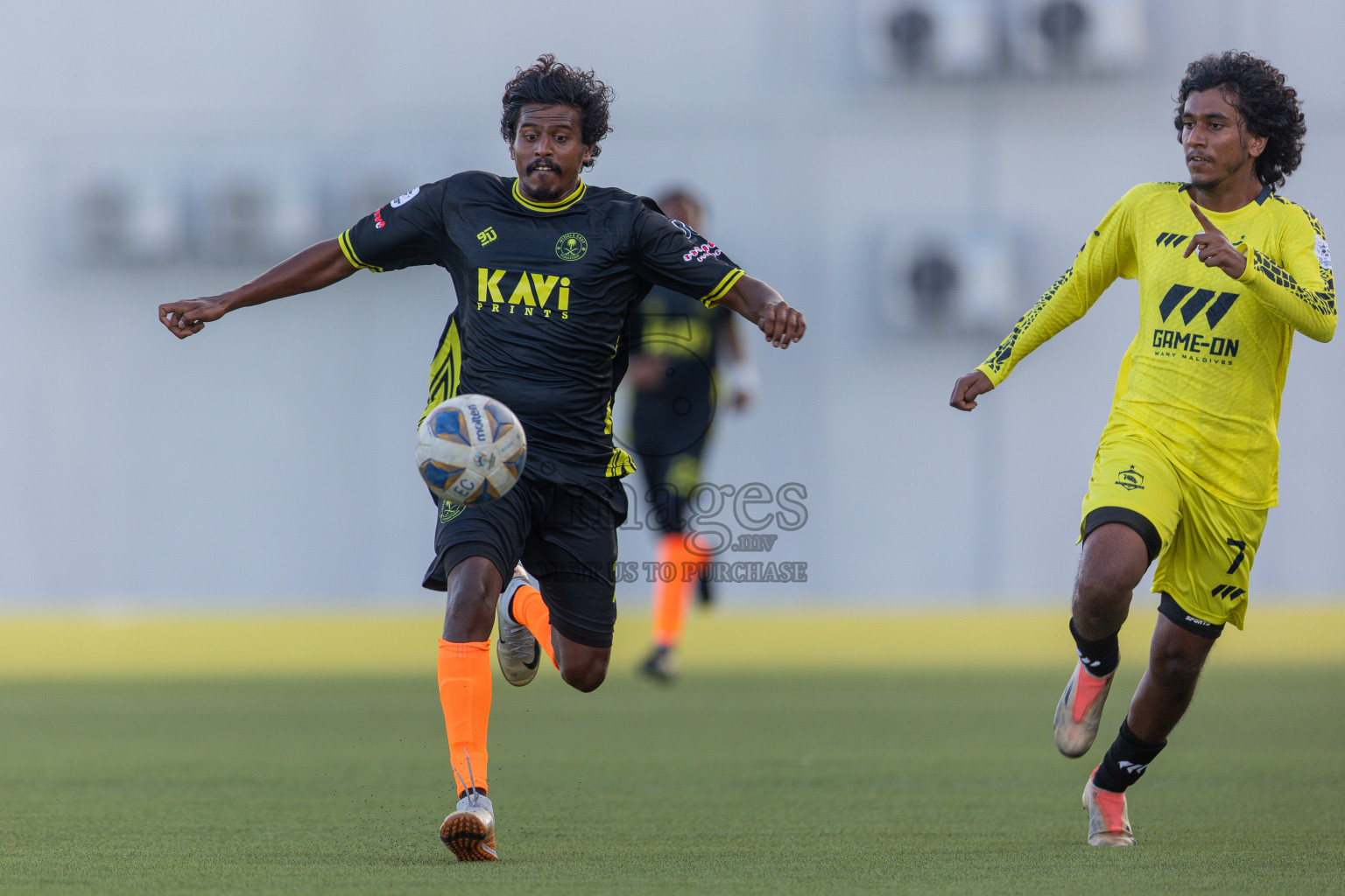 Velaa Sports Club vs Team Middle East in Day 3 of Eydhafushi Cup 2025 held in Eydhafushi Football Stadium at B. Eydhafushi, Maldives on Sunday, 7th September 2025. Photos: Arif Rasheed / images.mv