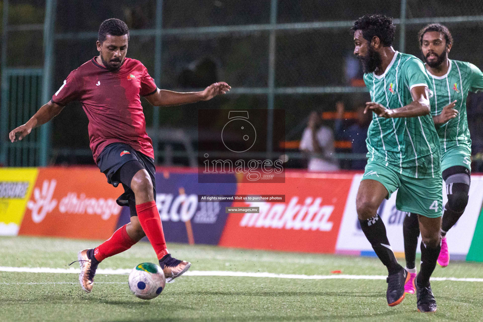 ACC RC vs CLUB MYS in Club Maldives Cup Classic 2023 held in Hulhumale, Maldives, on Tuesday, 01st August 2023 Photos: Ismail Thoriq / images.mv