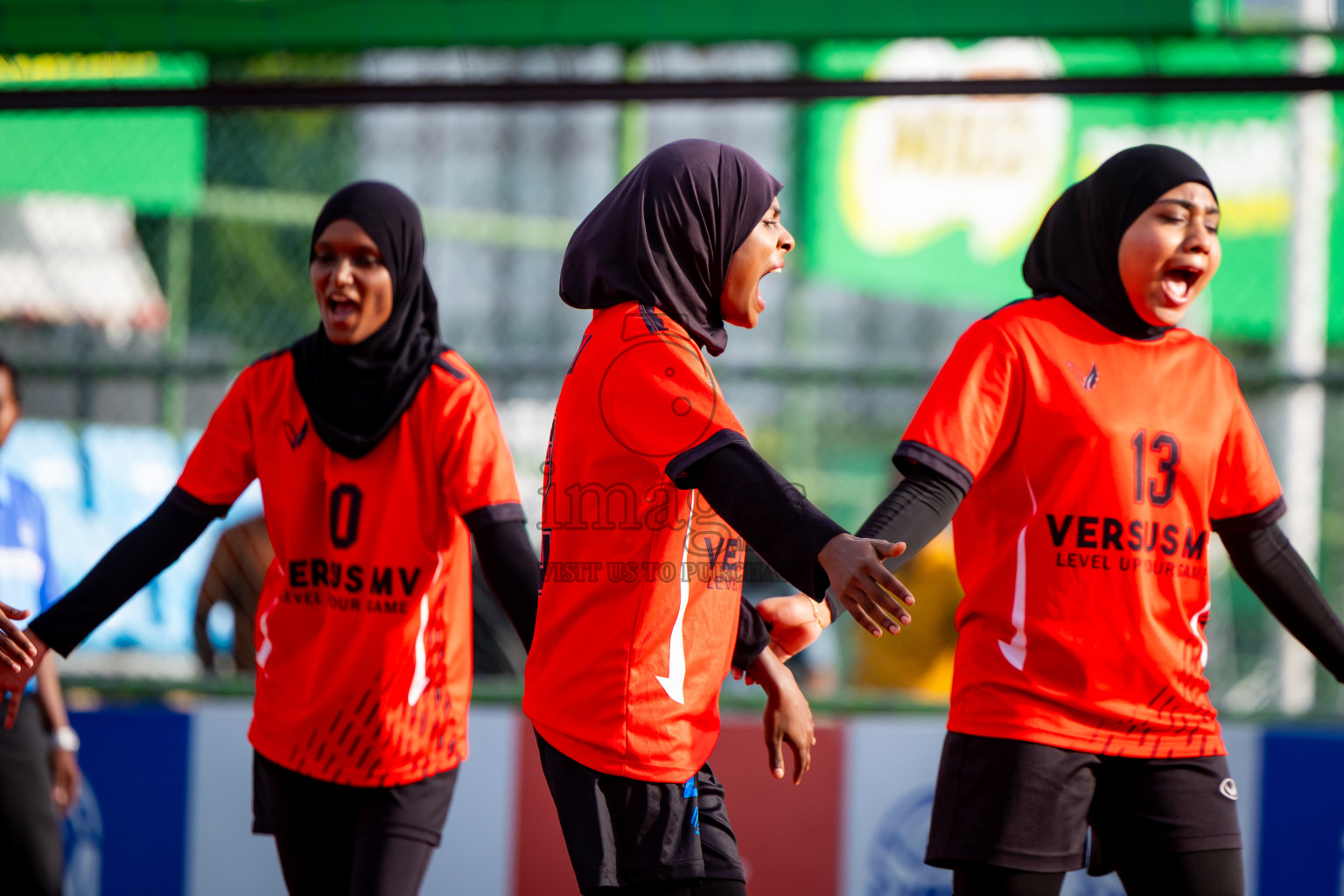 Villingili Z Jamiyya vs Club Volleyball in the Finals of Milo National Junior Volleyball Championship 2025 Woman's Division was held on Sunday, 30th November 2025 at Ekuveni Turf Court Male', Maldives. Photos: Nausham Waheed / images.mv