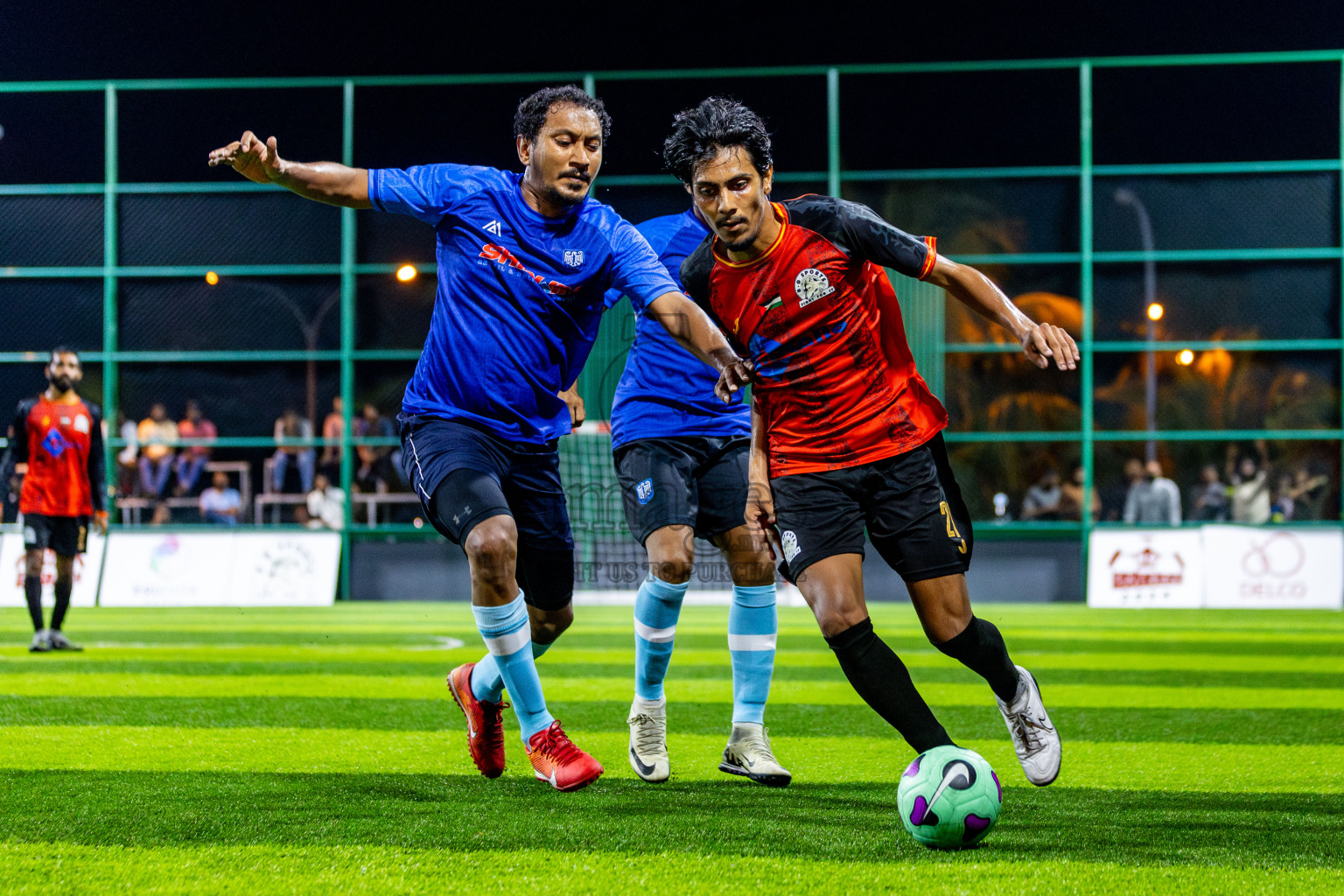 BG Sports Club vs FC Calms Blue in Day 3 of BG Futsal Challenge 2024 was held on Thursday, 14th March 2024, in Male', Maldives Photos: Nausham Waheed / images.mv