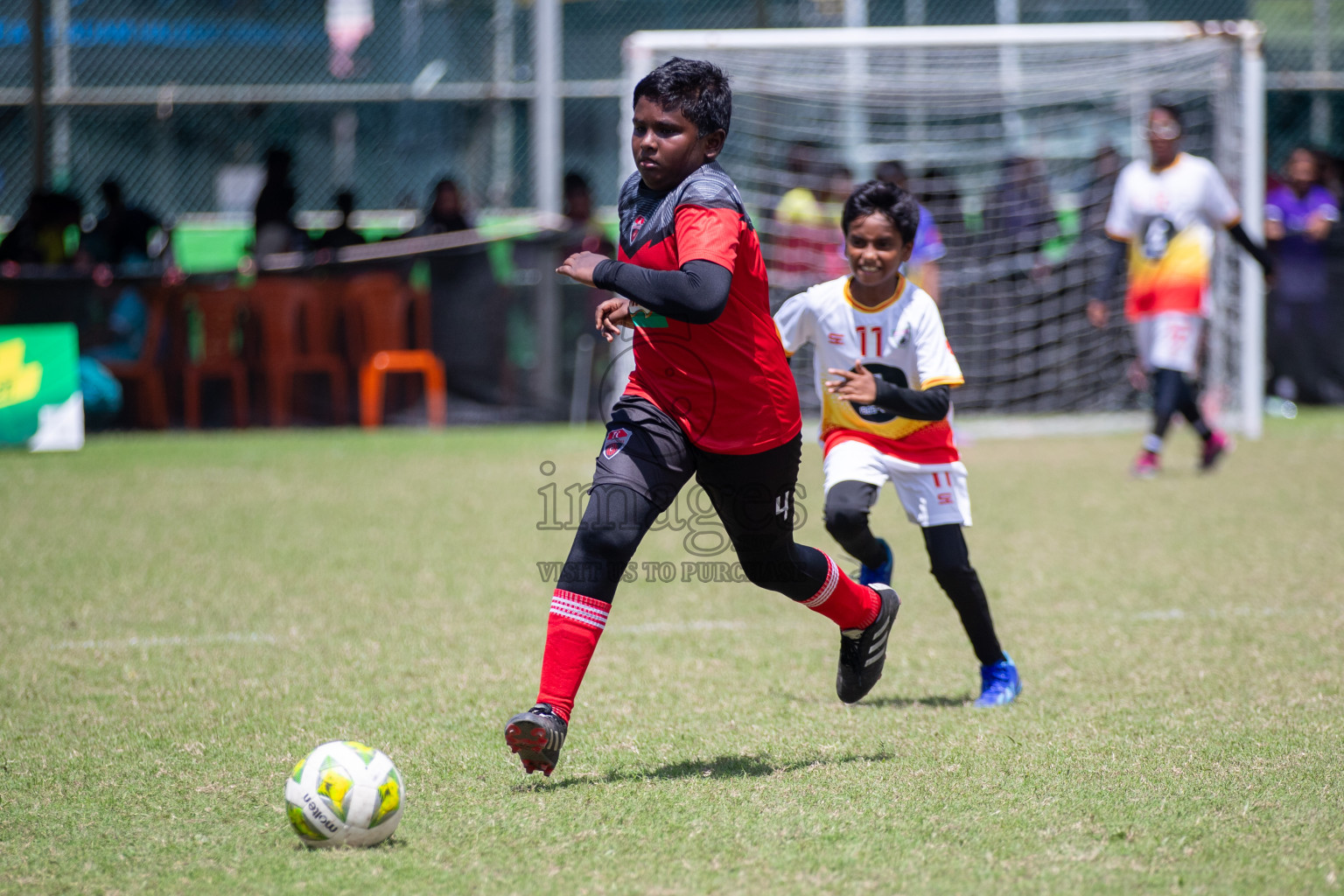 Day 3 of MILO Academy Championship 2024 - U12 was held at Henveiru Grounds in Male', Maldives on Saturday, 6th July 2024. Photos: Mohamed Mahfooz Moosa / images.mv