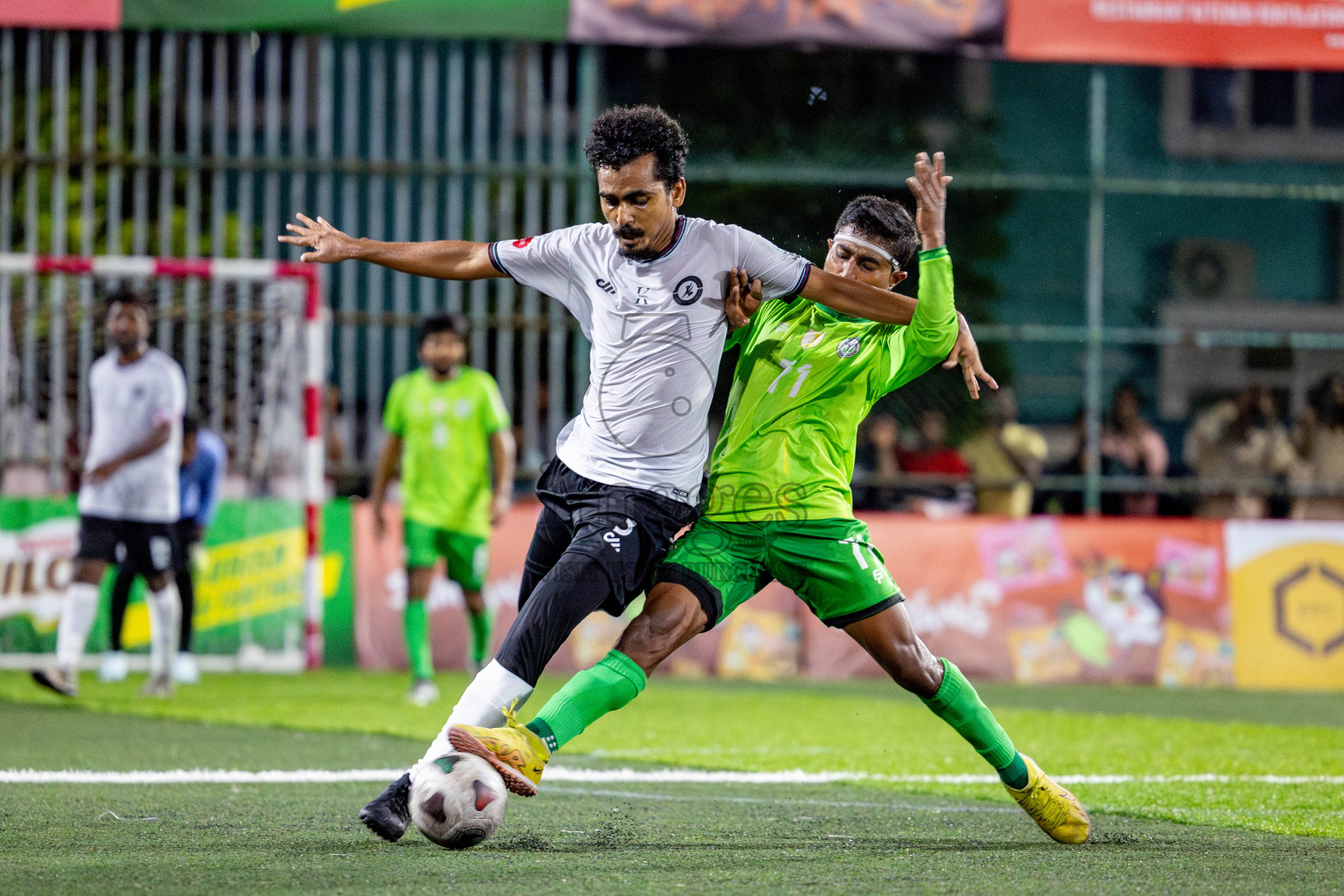 TEAM DJA vs KULHIVARU VUZARA in Club Maldives Classic 2024 held in Rehendi Futsal Ground, Hulhumale', Maldives on Monday, 16th September 2024. Photos: Nausham Waheed / images.mv