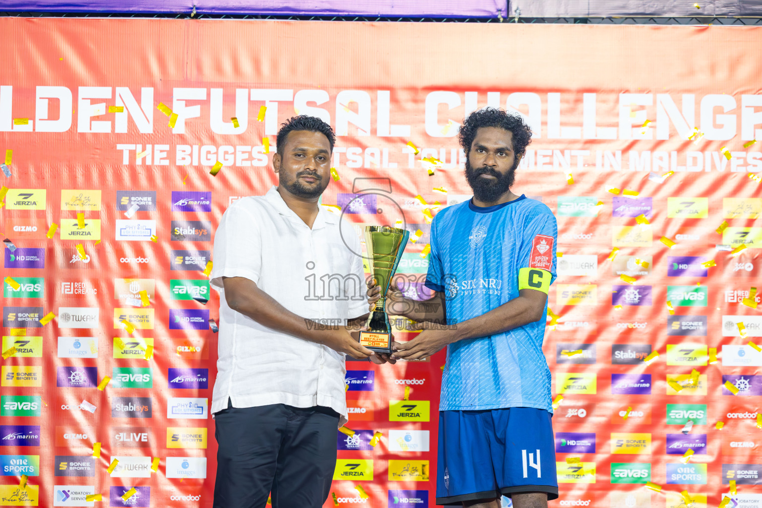 M Dhiggaru vs M Muli in Meemu Atoll Finals in Day 25 of Golden Futsal Challenge 2025 was held on Wednesday , 28th January 2025, in Hulhumale', Maldives. Photos: Ismail Thoriq / images.mv