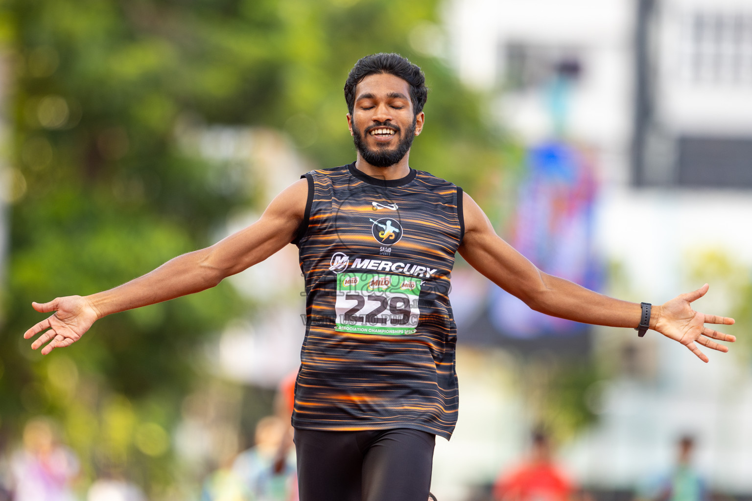 Day 2 of 12th Milo Association Championships was held in Ekuveni Track at Male', Maldives on Friday, 25th April 2025. Photos: Ismail Thoriq / images.mv