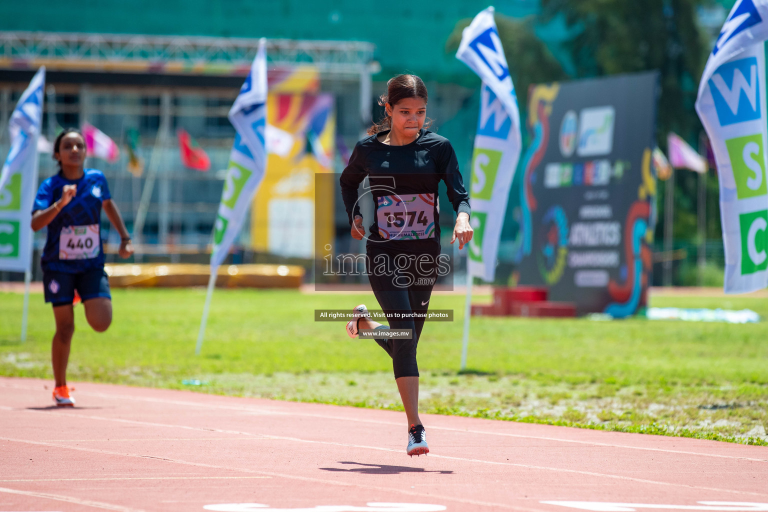 Day three of Inter School Athletics Championship 2023 was held at Hulhumale' Running Track at Hulhumale', Maldives on Tuesday, 16th May 2023. Photos: Nausham Waheed / images.mv