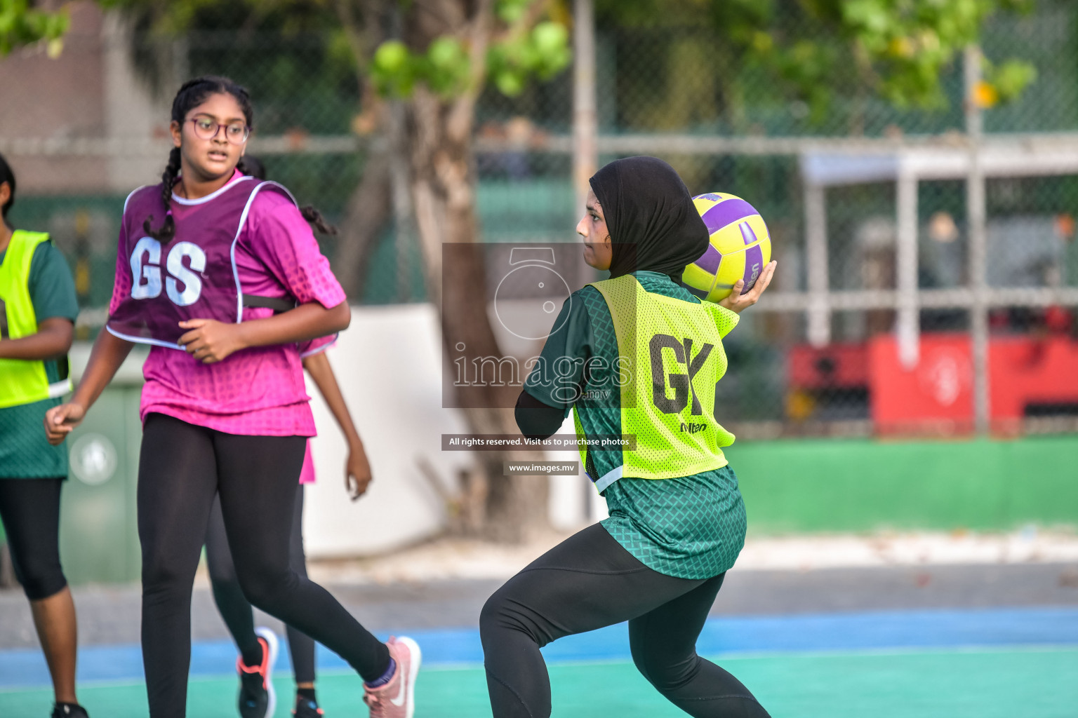 Day2  of Junior Netball Championship 2022 on 5 March 2022 held in Male', Maldives. Photos by Nausham Waheed.