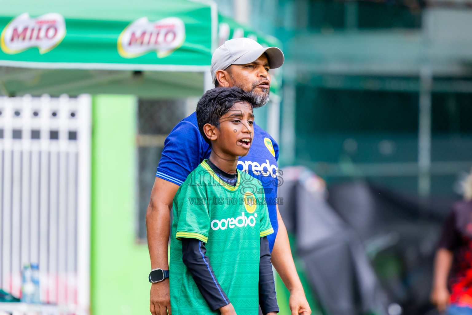 Day 1 of MILO Academy Championship 2025 (U-12) was held at Henveiru Stadium in Male', Maldives on Thursday, 1st May 2025. Photos: Nausham Waheed / images.mv