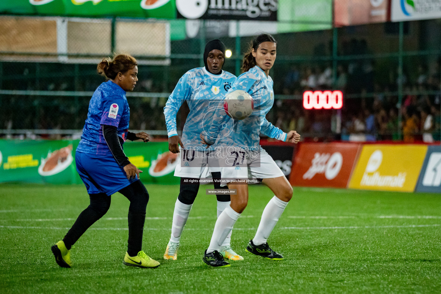 MPL vs Club MYS in Eighteen Thirty Women's Futsal Fiesta 2022 was held in Hulhumale', Maldives on Monday, 21st October 2022. Photos: Hassan Simah / images.mv