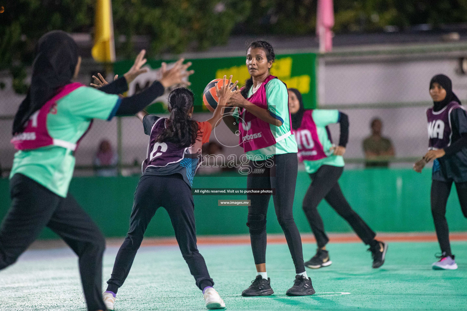 Day 1 of 20th Milo National Netball Tournament 2023, held in Synthetic Netball Court, Male', Maldives on 29th May 2023 Photos: Nausham Waheed/ Images.mv