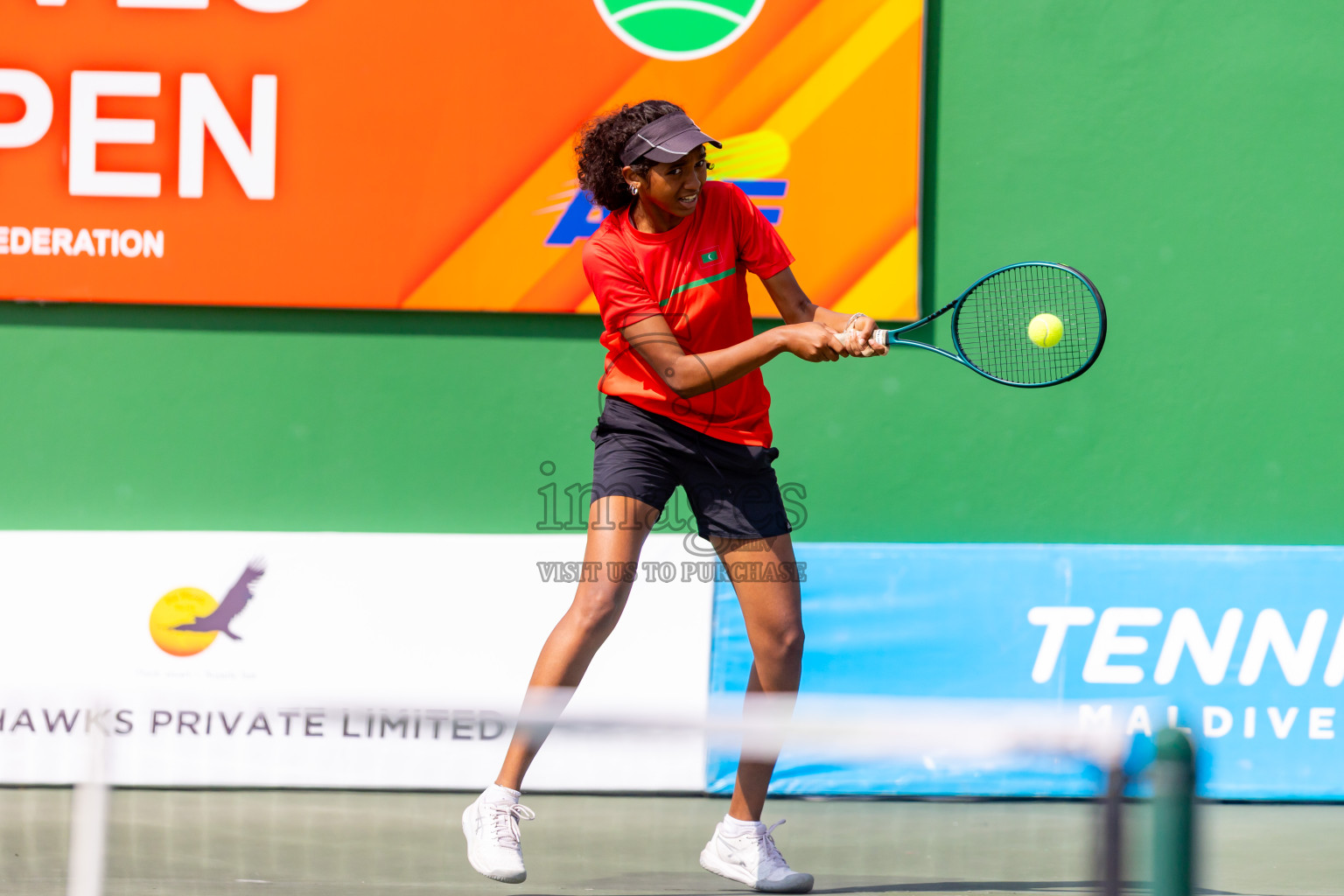 Day 2 of ATF Maldives Junior Open Tennis was held in Male' Tennis Court, Male', Maldives on Tuesday, 10th December 2024. Photos: Nausham Waheed / images.mv