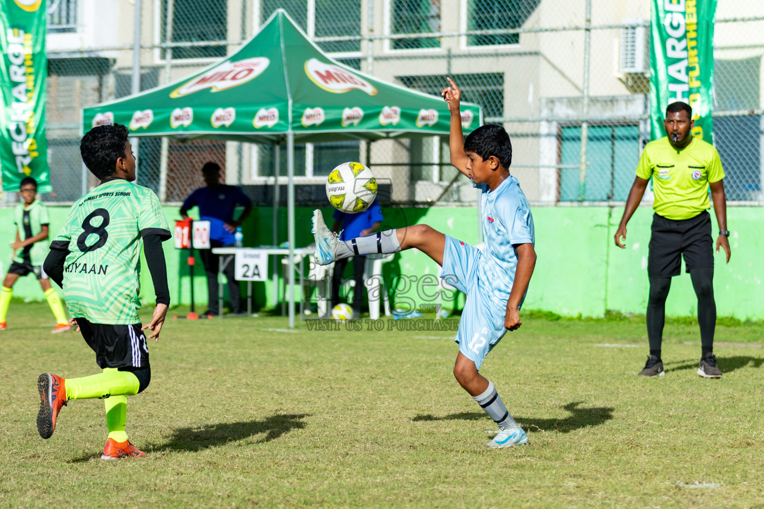 Day 3 of MILO Academy Championship 2025 (U-12) was held at Henveiru Stadium in Male', Maldives on Saturday, 3rd May 2025. 
Photos: Hassan Simah  / images.mv