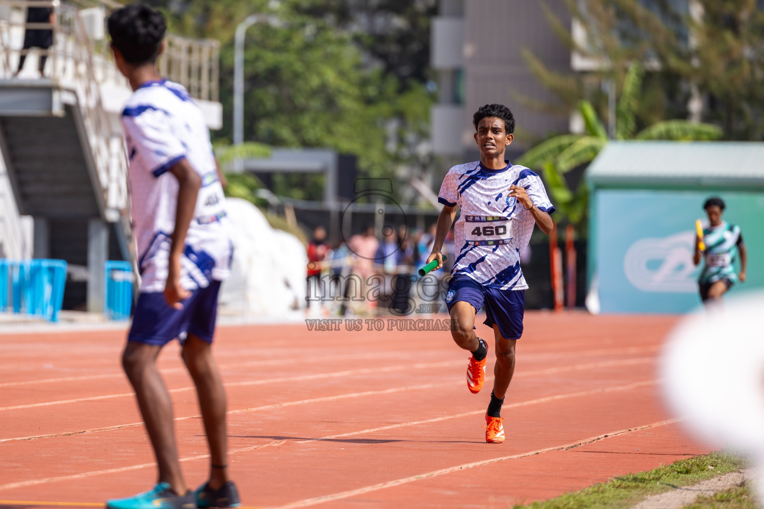 Day 6 of MWSC Interschool Athletics Championships 2024 held in Hulhumale Running Track, Hulhumale, Maldives on Thursday, 14th November 2024. Photos by: Ismail Thoriq / Images.mv