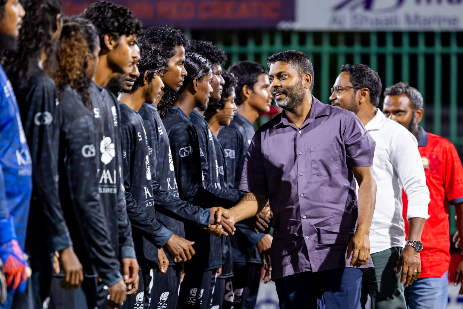 Sh Kanditheemu vs Sh Milandhoo in Day 11 of Golden Futsal Challenge 2025 was held on Wednesday, 15th January 2025, in Hulhumale', Maldives Photos: Nausham Waheed / images.mv