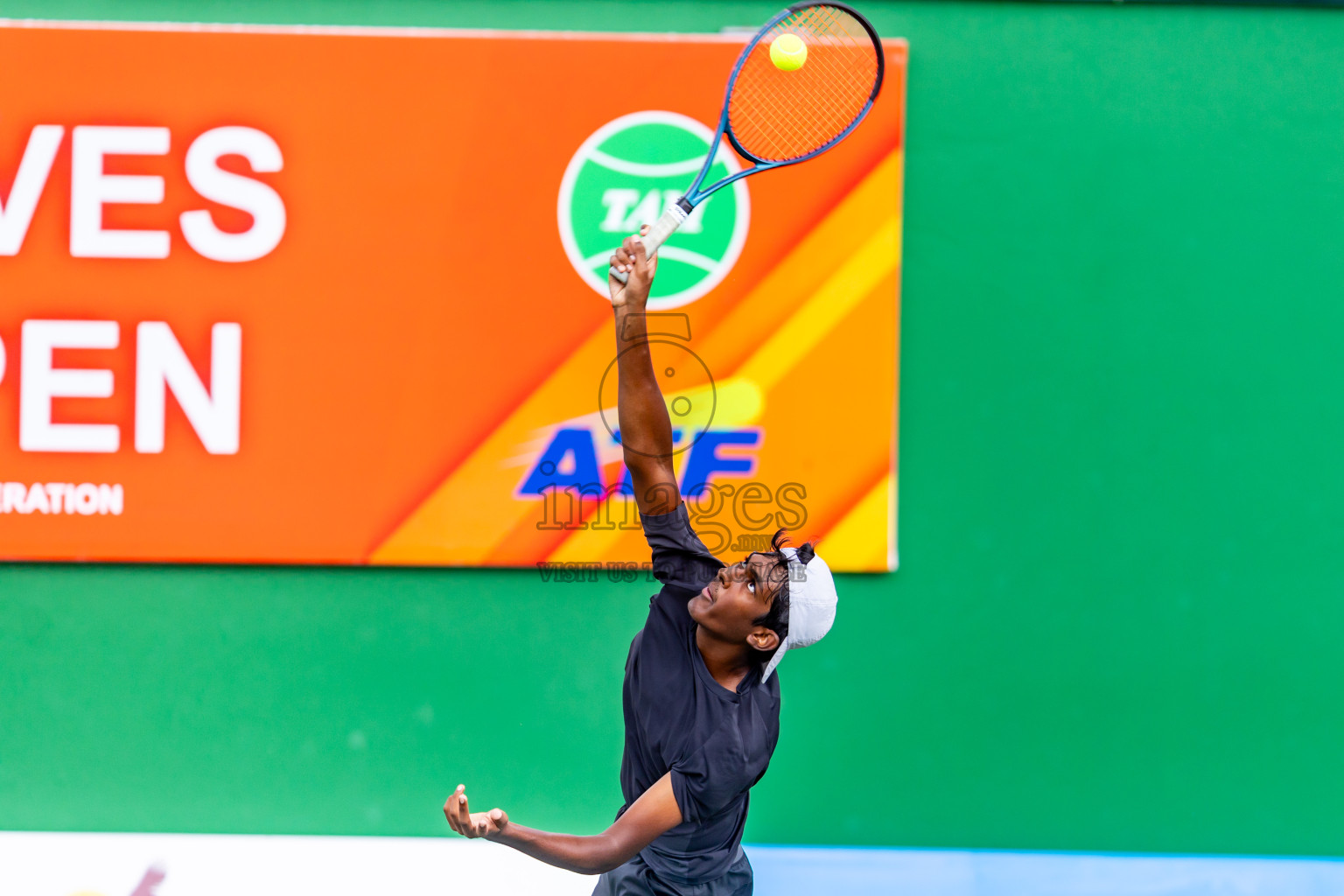 Day 7 of ATF Maldives Junior Open Tennis was held in Male' Tennis Court, Male', Maldives on Wednesday, 18th December 2024. Photos: Nausham Waheed/ images.mv