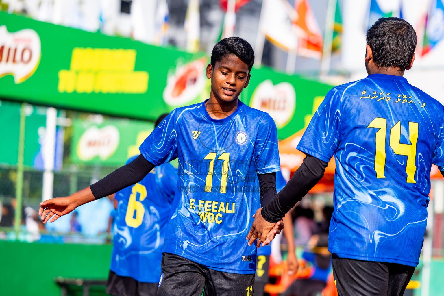 Day 13 of Interschool Volleyball Tournament 2024 was held in Ekuveni Volleyball Court at Male', Maldives on Thursday, 5th December 2024. Photos: Nausham Waheed / images.mv