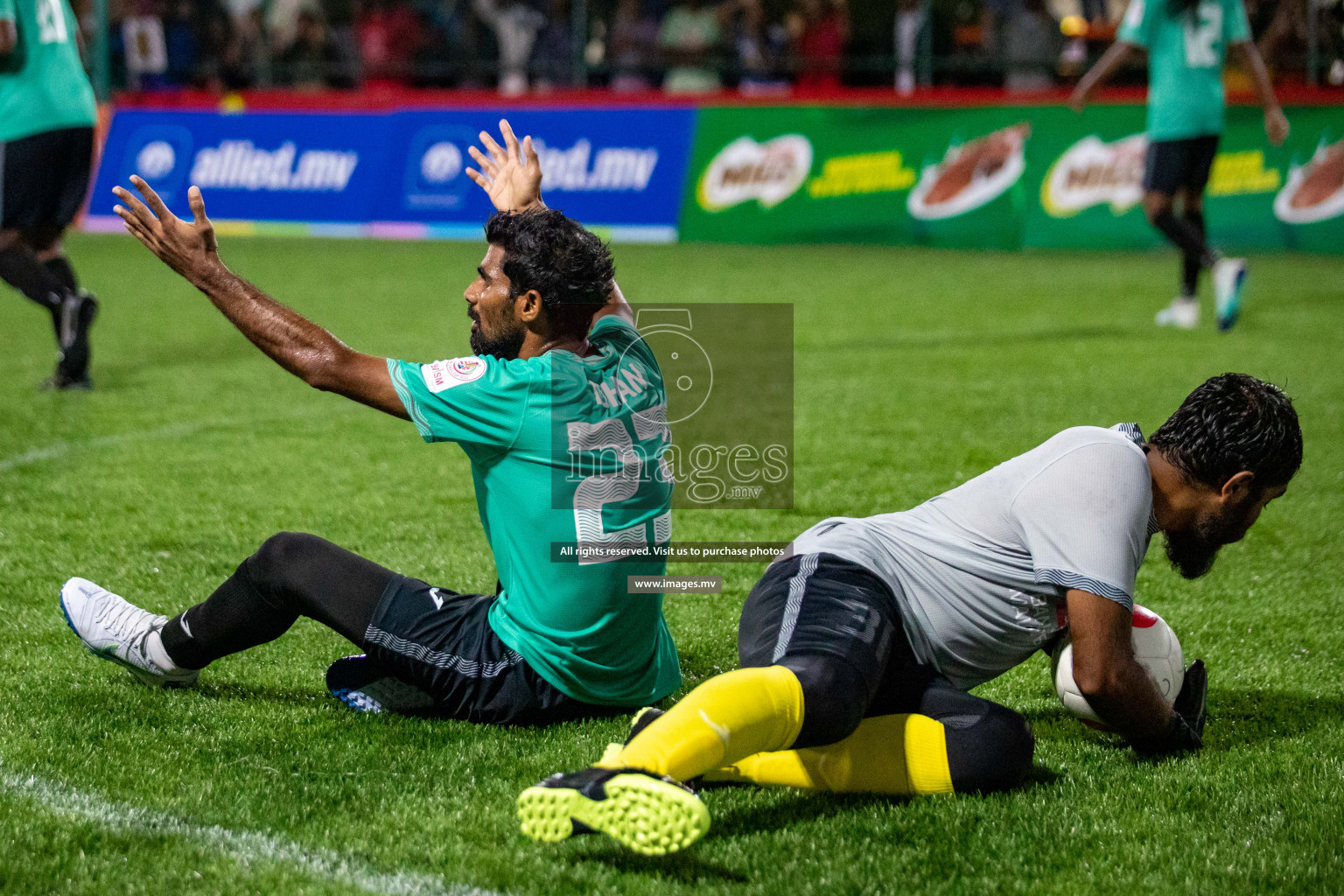 United BML vs Club Airports in Club Maldives Cup 2022 was held in Hulhumale', Maldives on Saturday, 15th October 2022. Photos: Hassan Simah/ images.mv