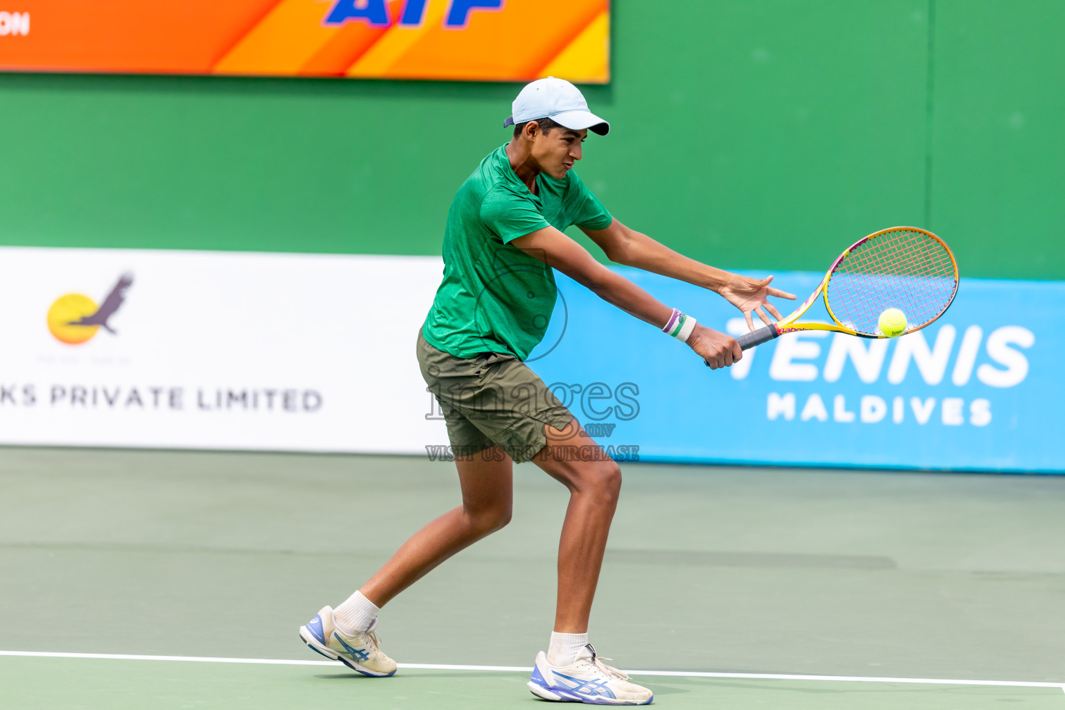 Day 7 of ATF Maldives Junior Open Tennis was held in Male' Tennis Court, Male', Maldives on Wednesday, 18th December 2024. Photos: Nausham Waheed/ images.mv